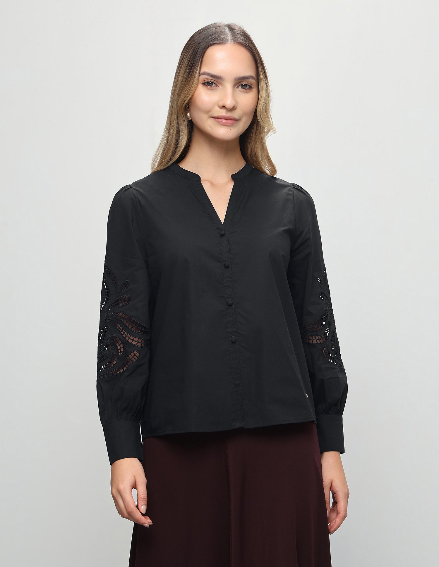 Solid Regular Fit Shirt Black - U.S. Polo Assn. India | Large