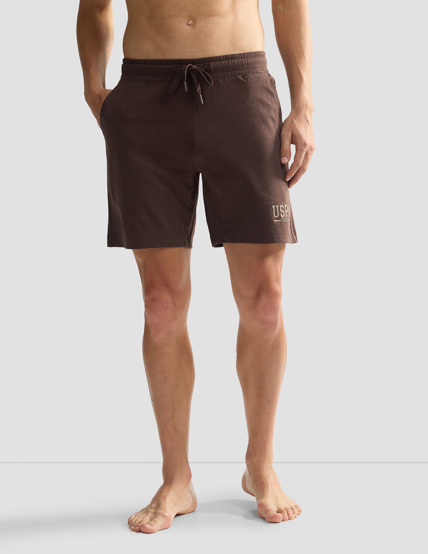 Solid Logo IYBF Knit Shorts - Pack Of 1 Puce - U.S. POLO ASSN. | Large