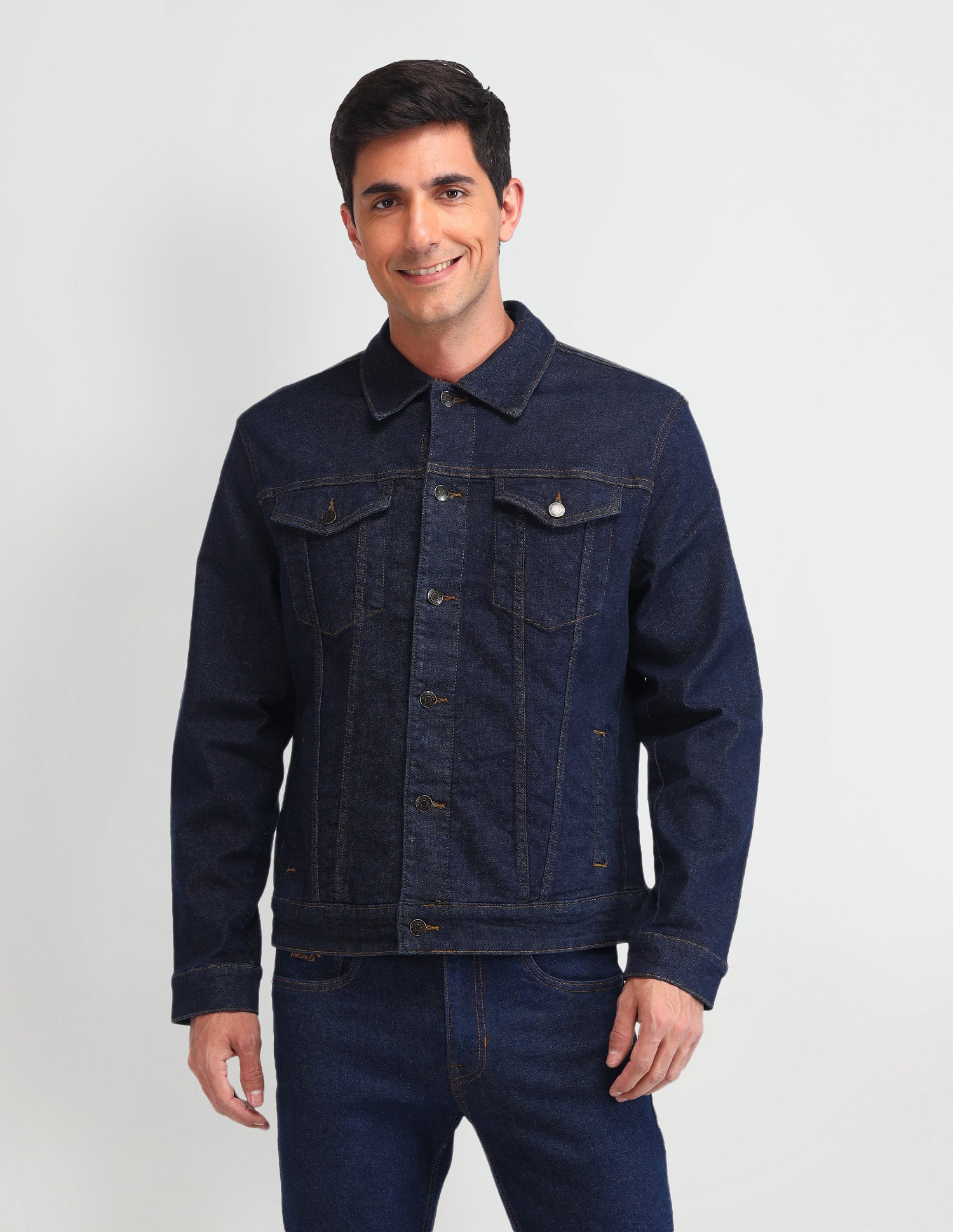 Solid Classic Fit Jacket Blue - U.S. Polo Assn. India | Large