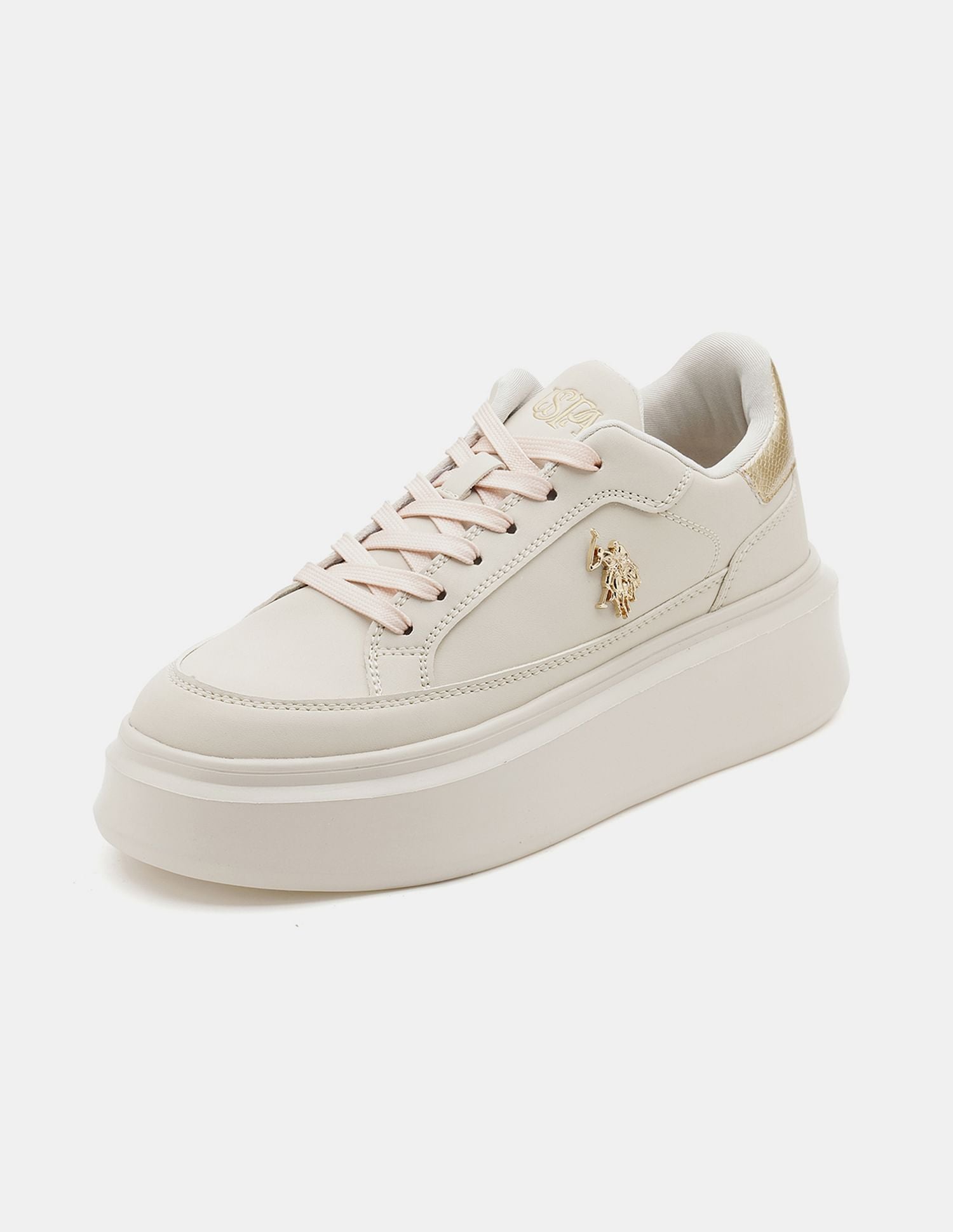 Women Eleanor 3.0 Low Top Sneakers Nude - U.S. Polo Assn. India | Large