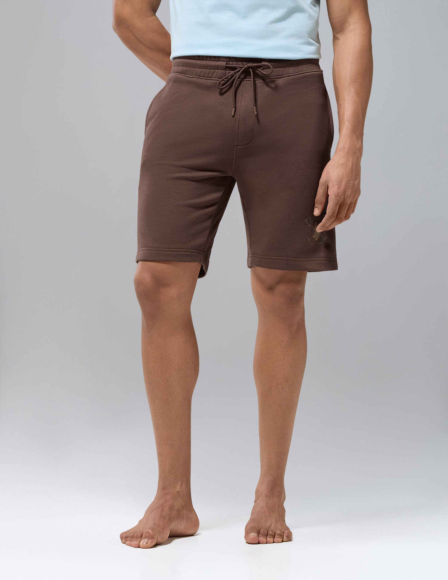 Cotton Rich OES13 Terry Lounge Shorts Mustang - U.S. Polo Assn. India | Large