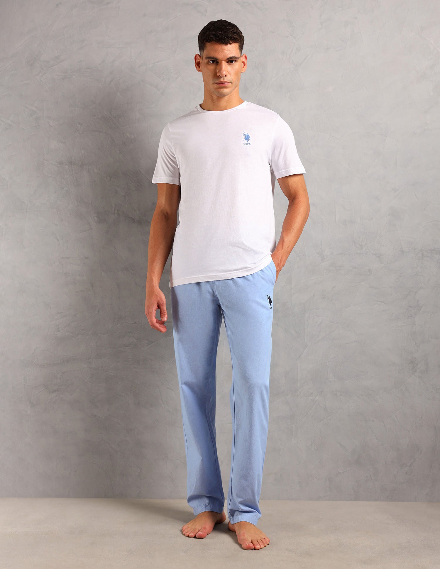 Solid Cotton Sleep Sets Assorted - U.S. POLO ASSN. | Large