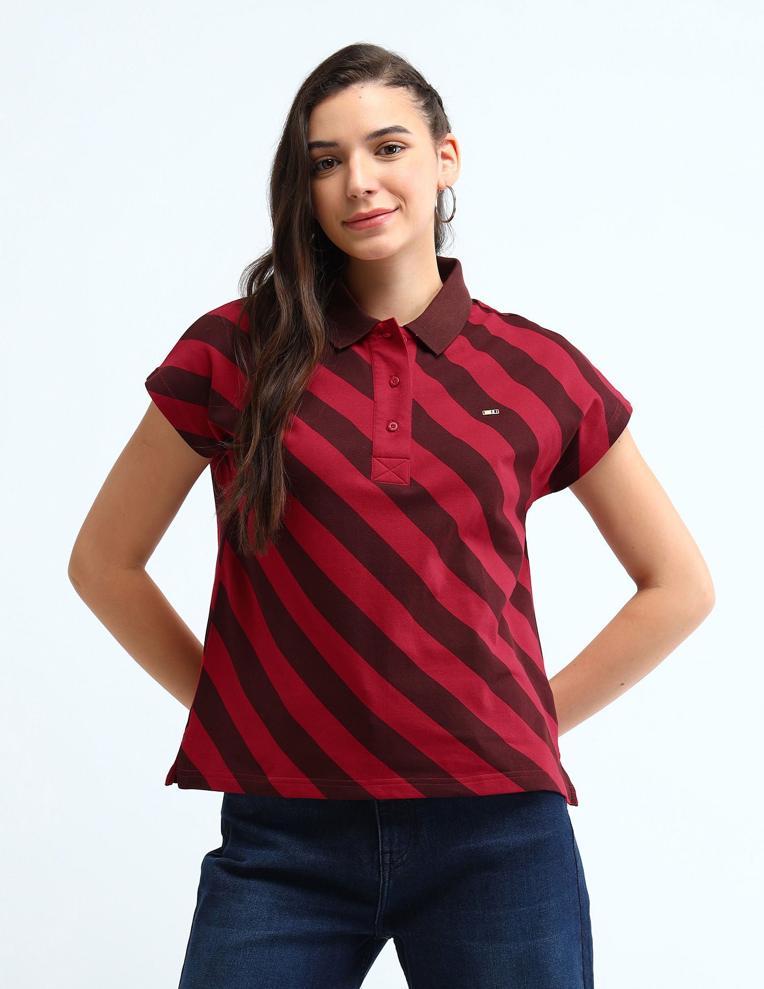 Extended Shoulder Cotton Polo Shirt Multicolour - U.S. POLO ASSN. | Large