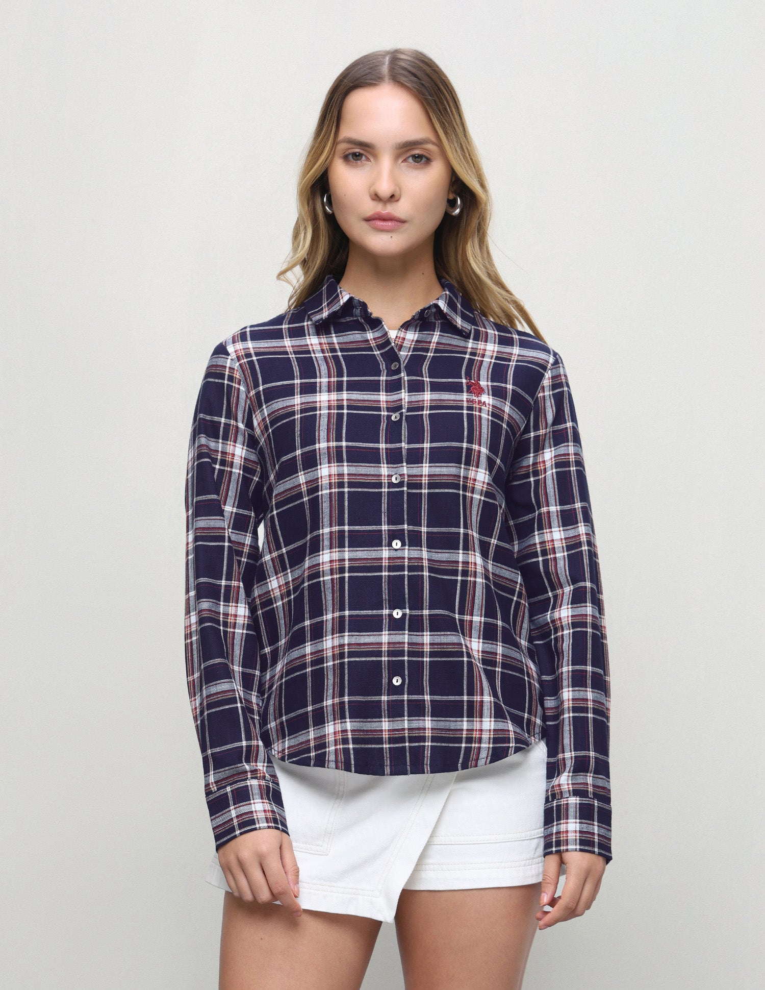 Plaid Checked Regular Fit Shirt Multicolour - U.S. Polo Assn. India | Large