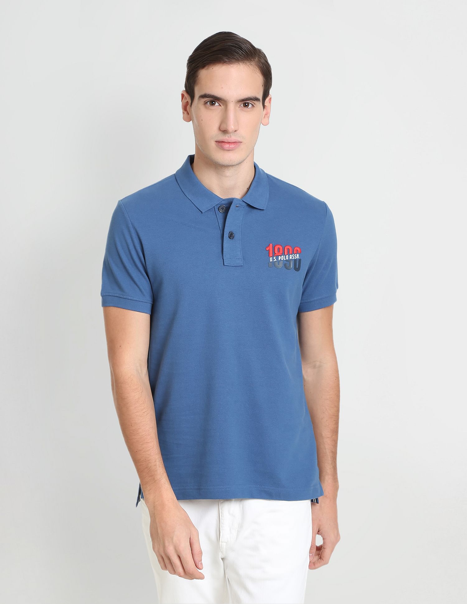 Solid Cotton Polo Shirt – U.S. Polo Assn. India