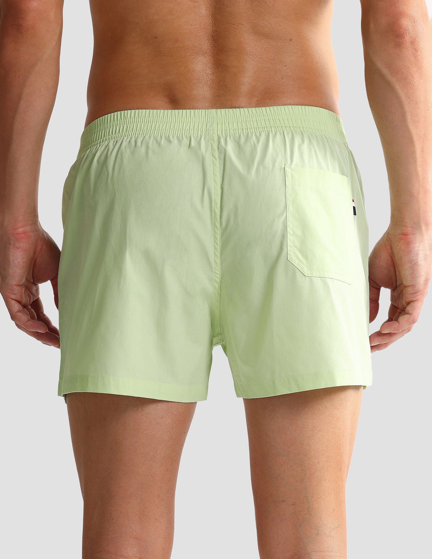 Mid Rise Solid OEX05 Shorts - Pack Of 2 Polka Dot Lt Green And Lt Green - U.S. POLO ASSN. | Large