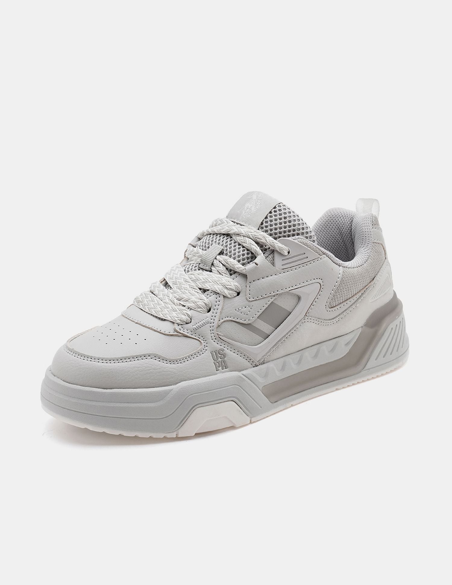 Men Damen Colour Blocked Sneakers Cream - U.S. POLO ASSN. | Large