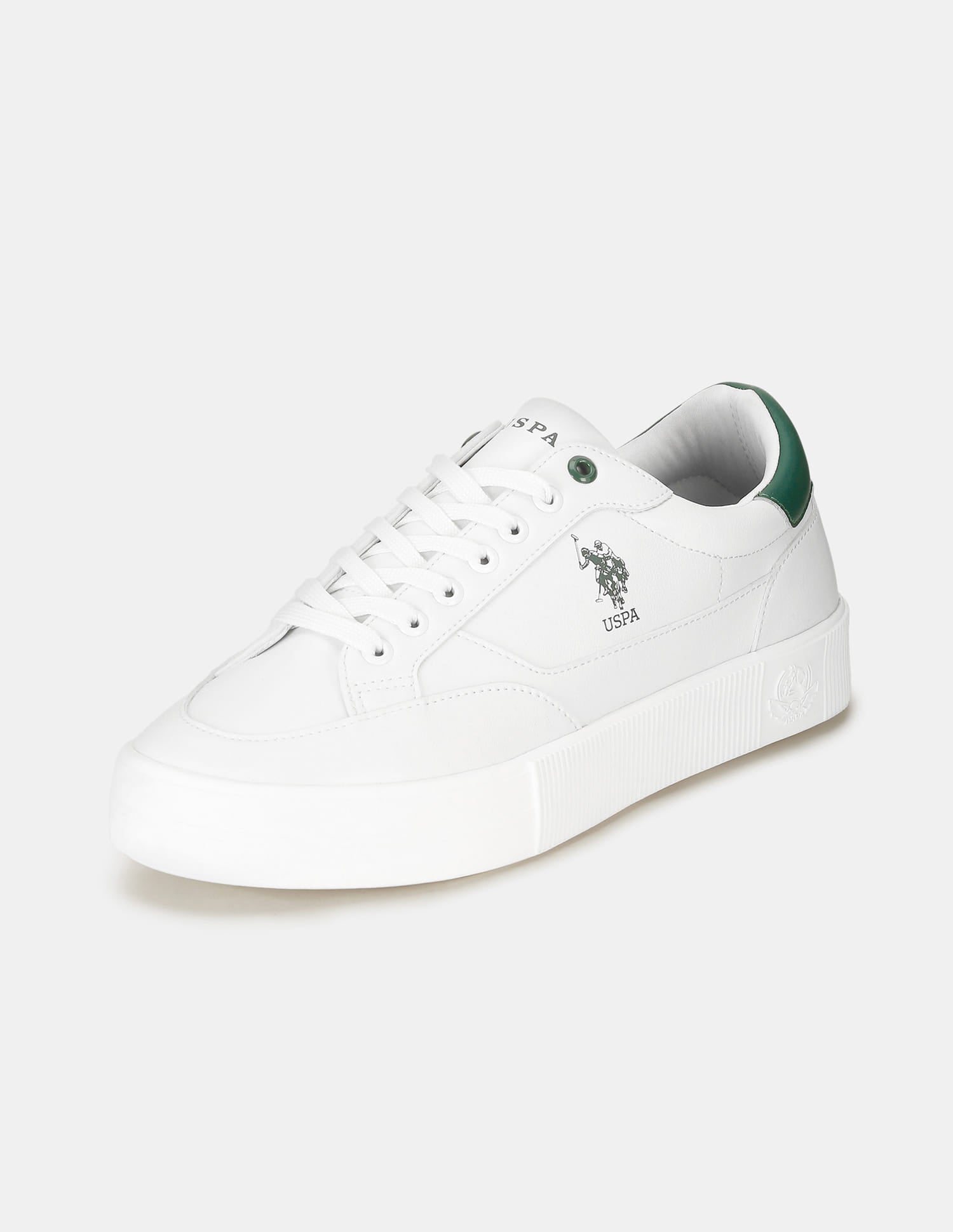Men Solid Olivier 3.0 Sneakers White - U.S. Polo Assn. India | Large