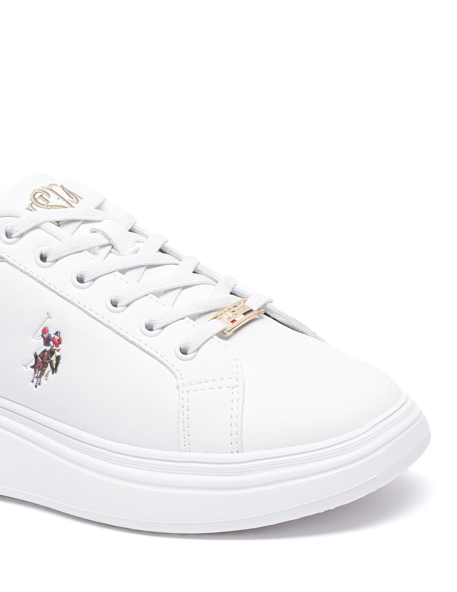 Women Logo Elsie 2.0 Sneakers Off-White - U.S. Polo Assn. India | Large