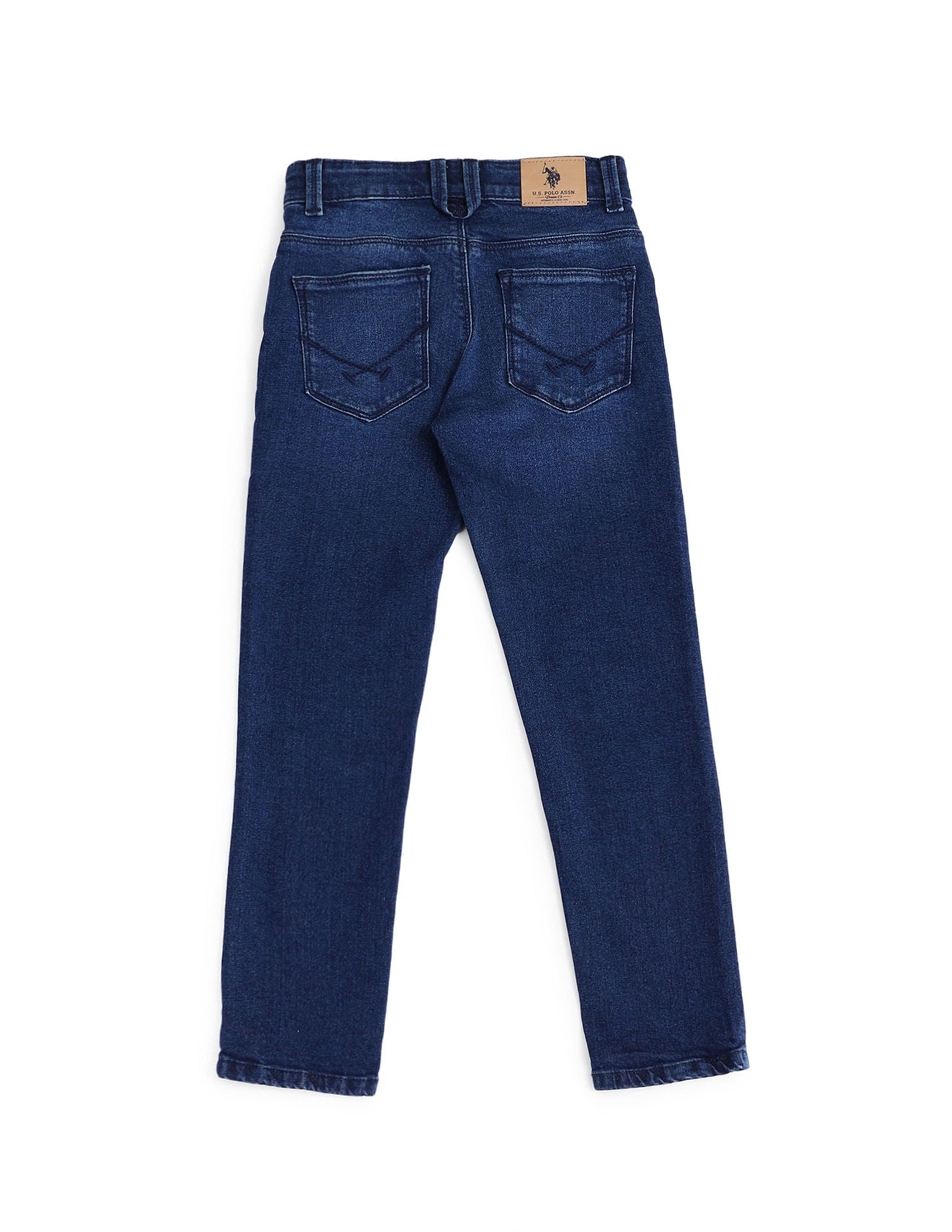 Slim Fit Stone Washed Jeans Dark Blue - U.S. POLO ASSN. | Large