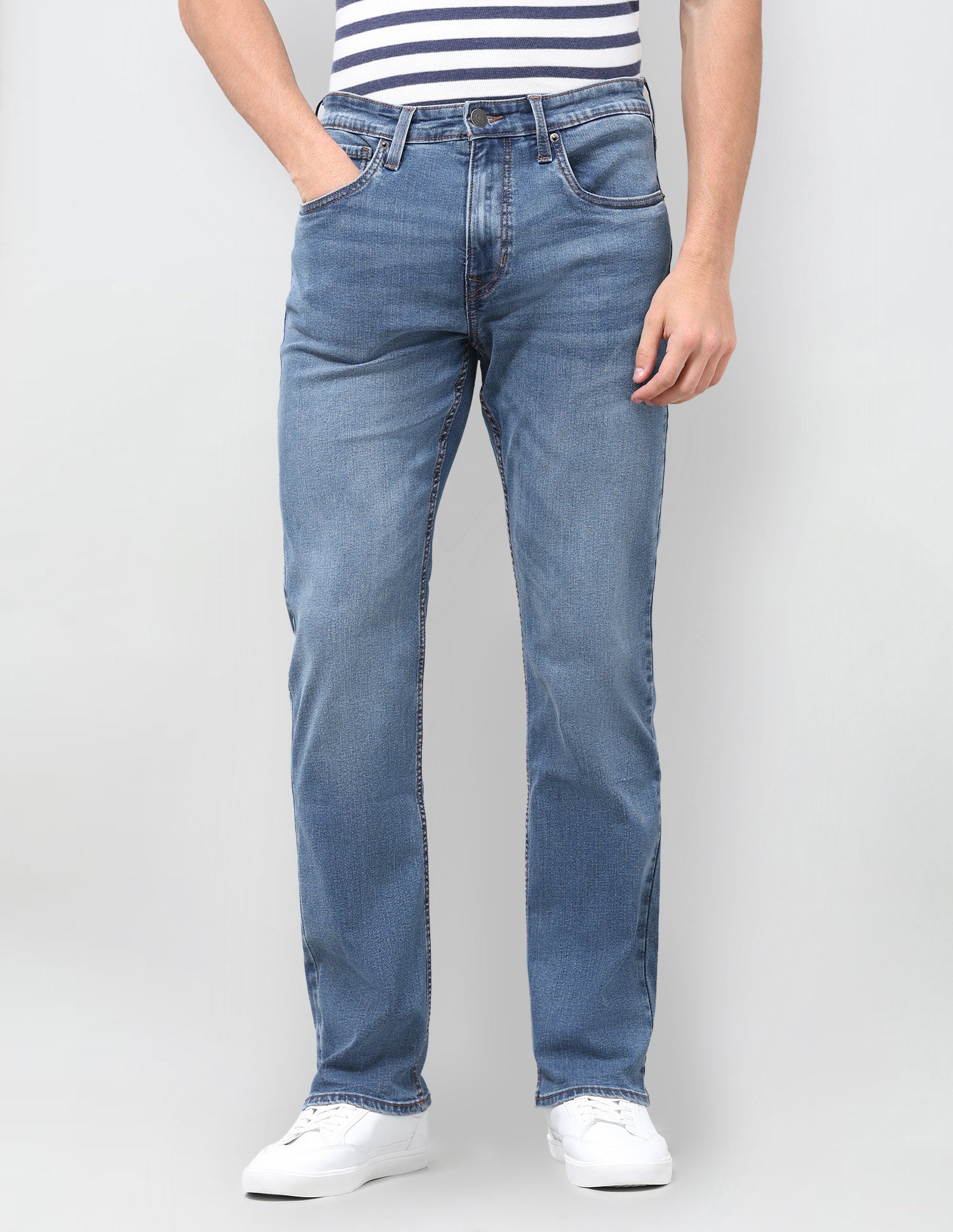 Harold Slim Straight Fit Blue Jeans Dark Indigo - U.S. Polo Assn. India | Large