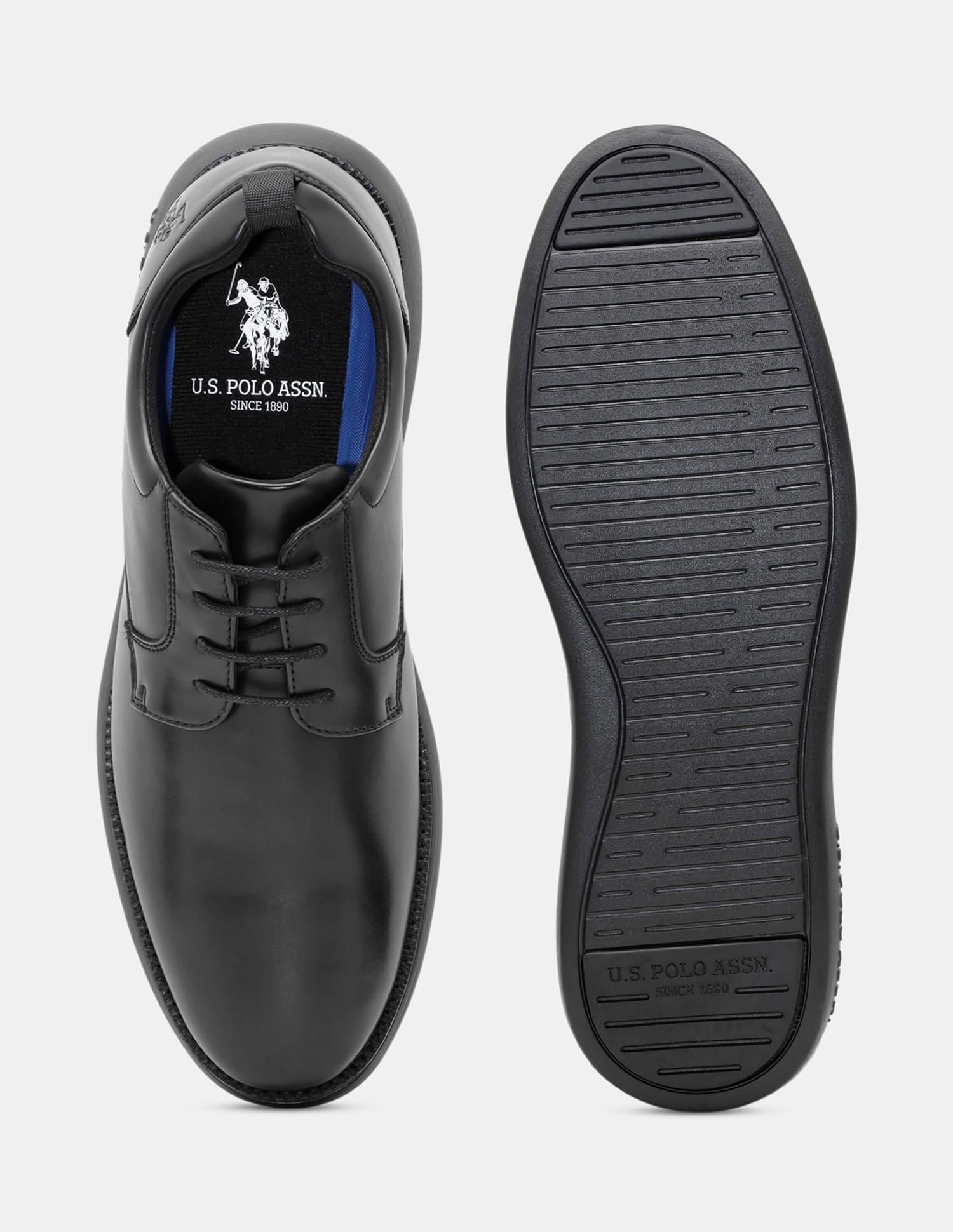 Lace Ups Nicolo 2.0 Smart Casual Shoe Black - U.S. Polo Assn. India | Large