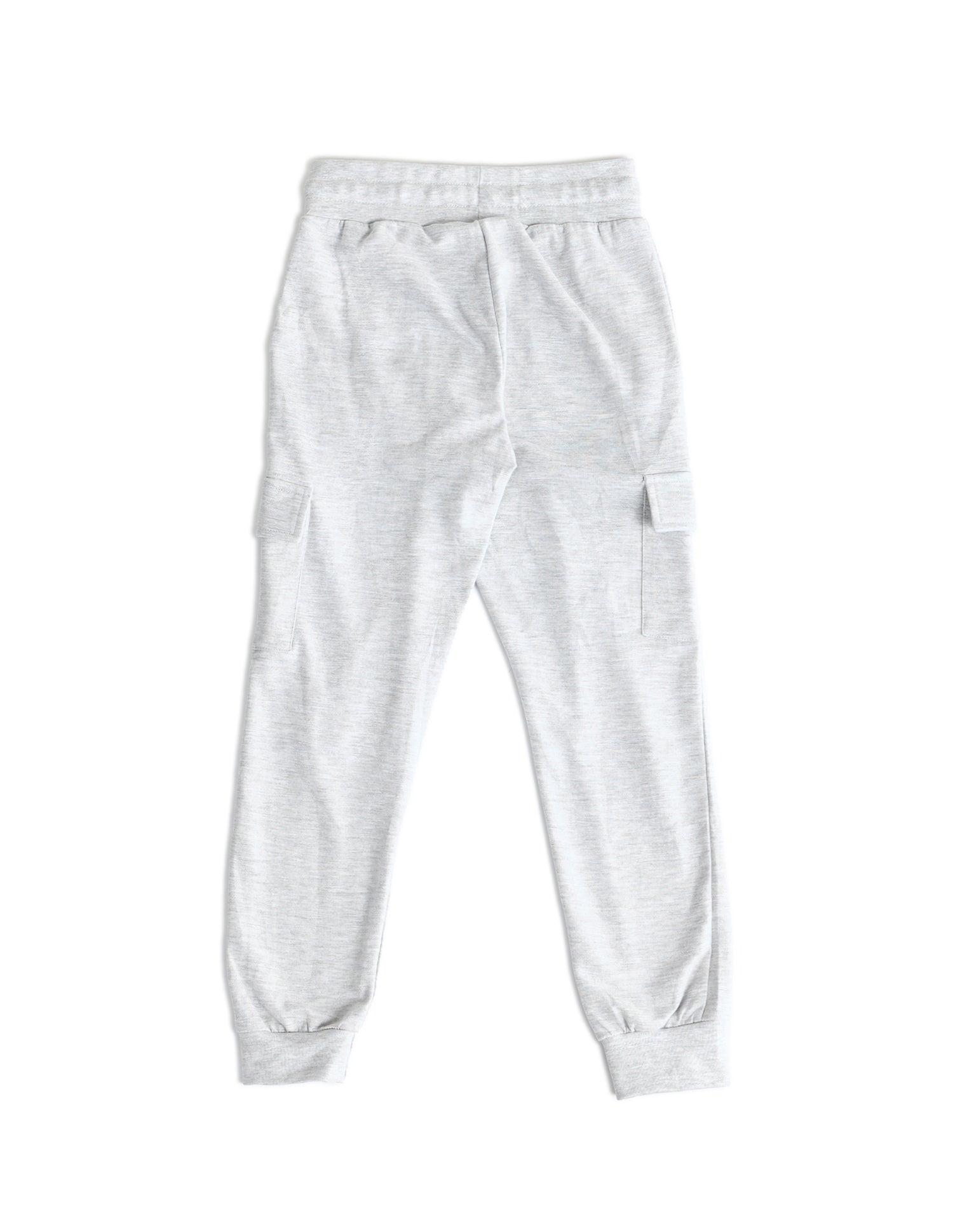 Boys Solid Regular Fit Joggers Light Grey - U.S. POLO ASSN. | Large