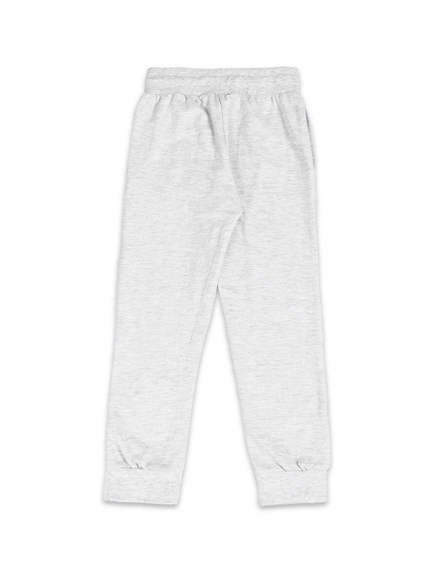 Regular Fit Solid Joggers Light Grey - U.S. POLO ASSN. | Large