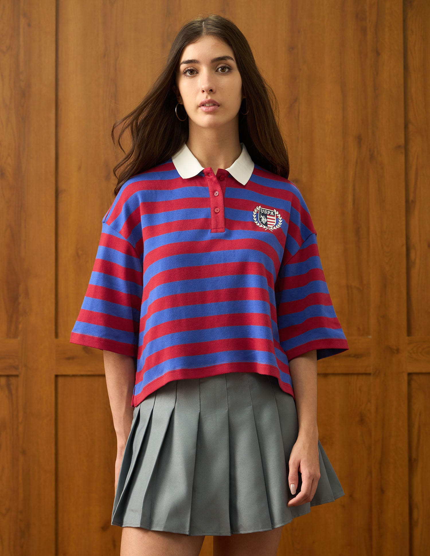 Reglar Fit Horizontal Striped Polo Shirt Yarn Dyed - U.S. POLO ASSN. | Large