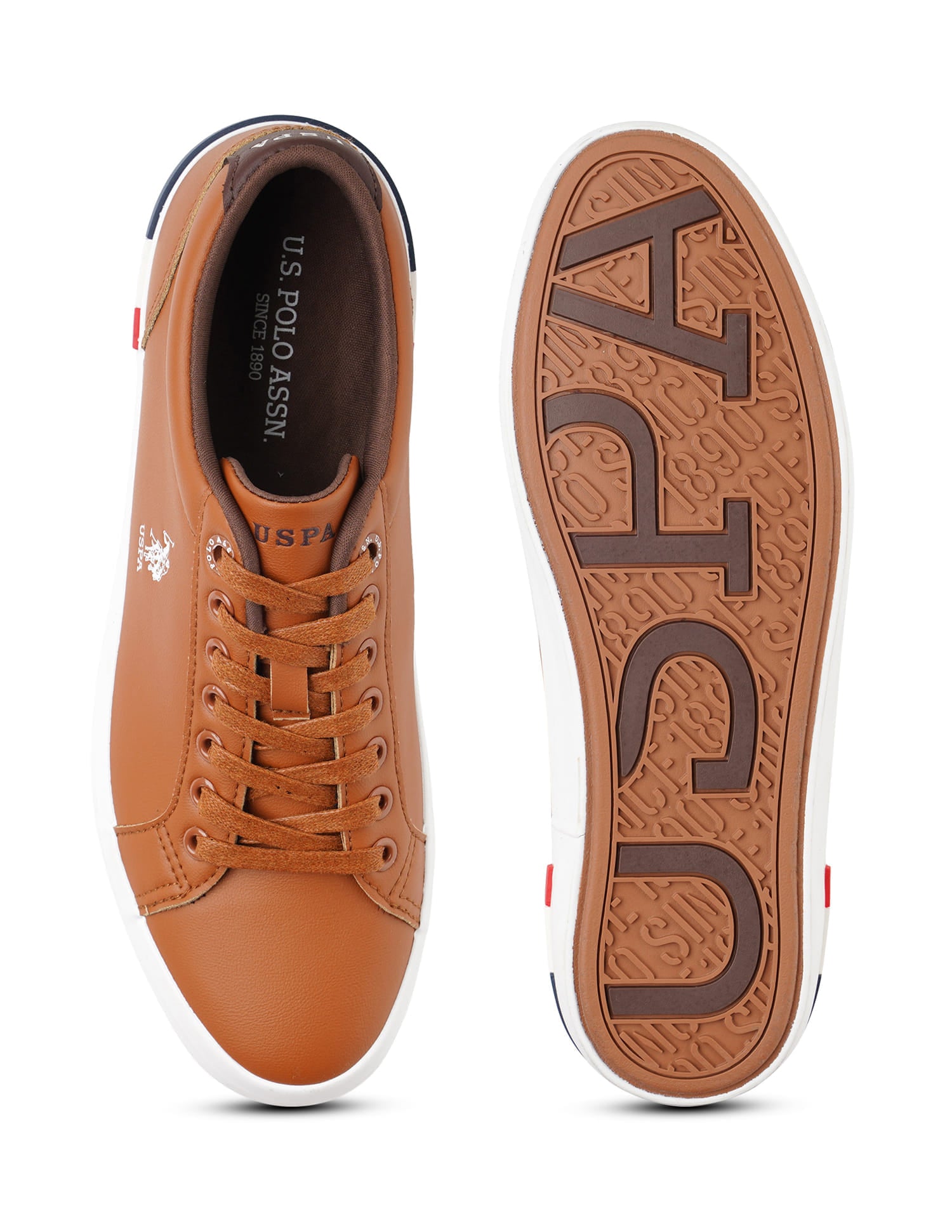 Men Round Toe Anton 5.0 Sneakers Tan - U.S. Polo Assn. India | Large