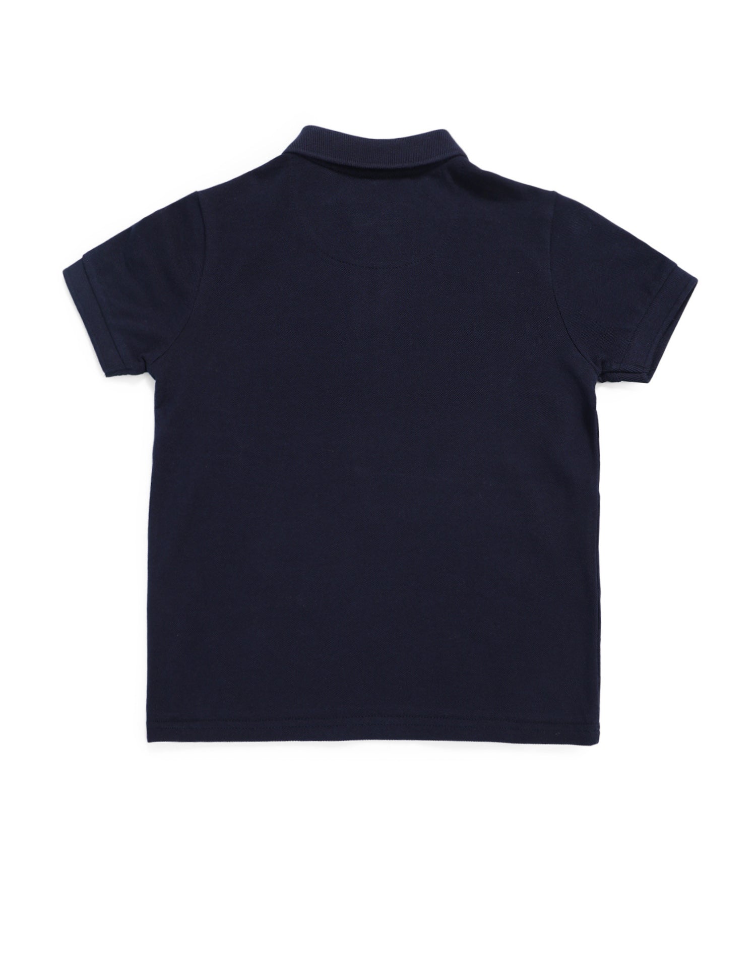 Boys Solid Cotton T-Shirt Navy - U.S. POLO ASSN. | Large