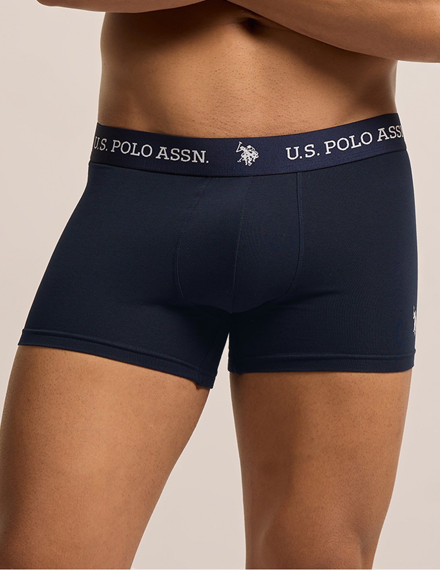 All Day Breathable OET26 Trunks - Pack of 3 Navy|Black|Navy - U.S. Polo Assn. India | Large