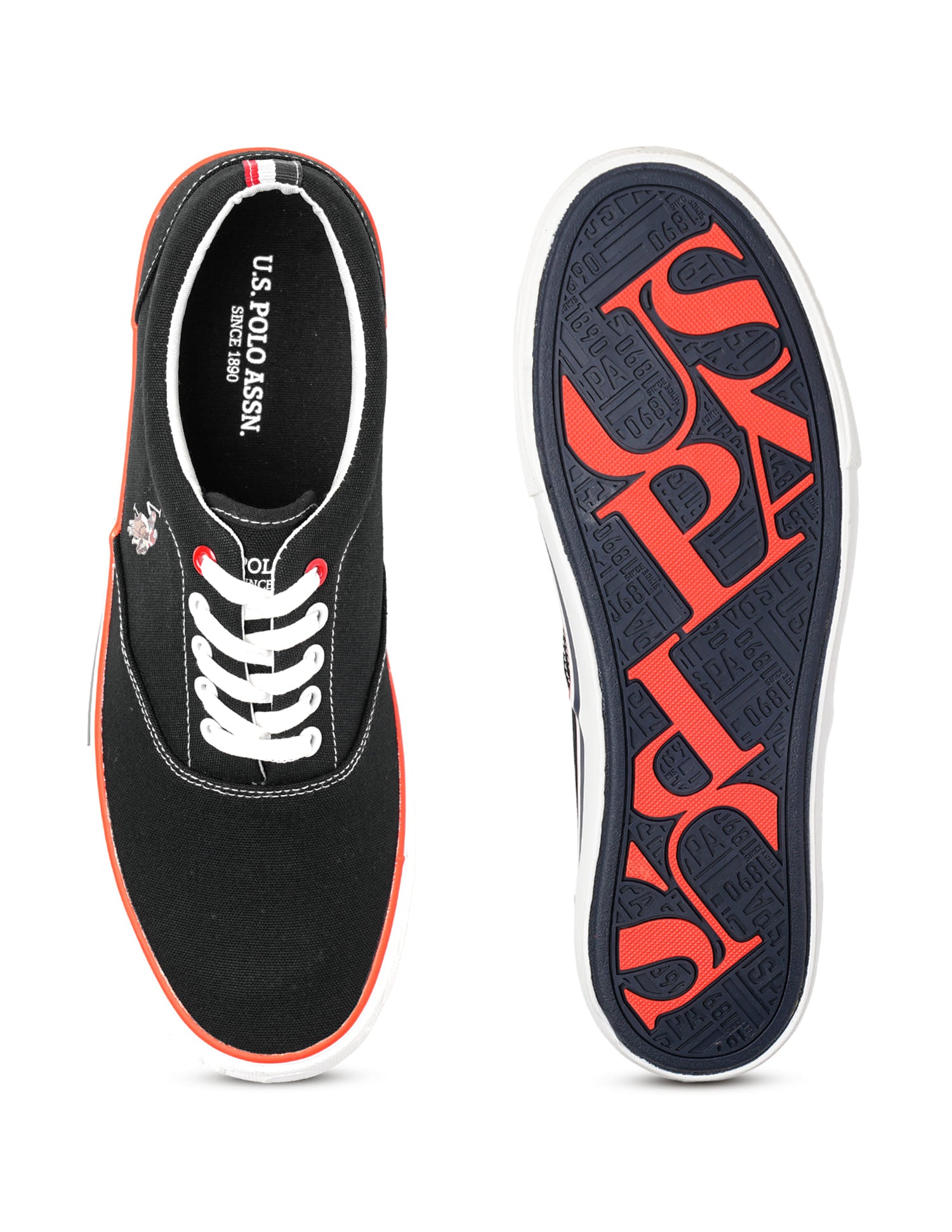 Men Clyde Black Classics  Sneakers Black - U.S. Polo Assn. India | Large