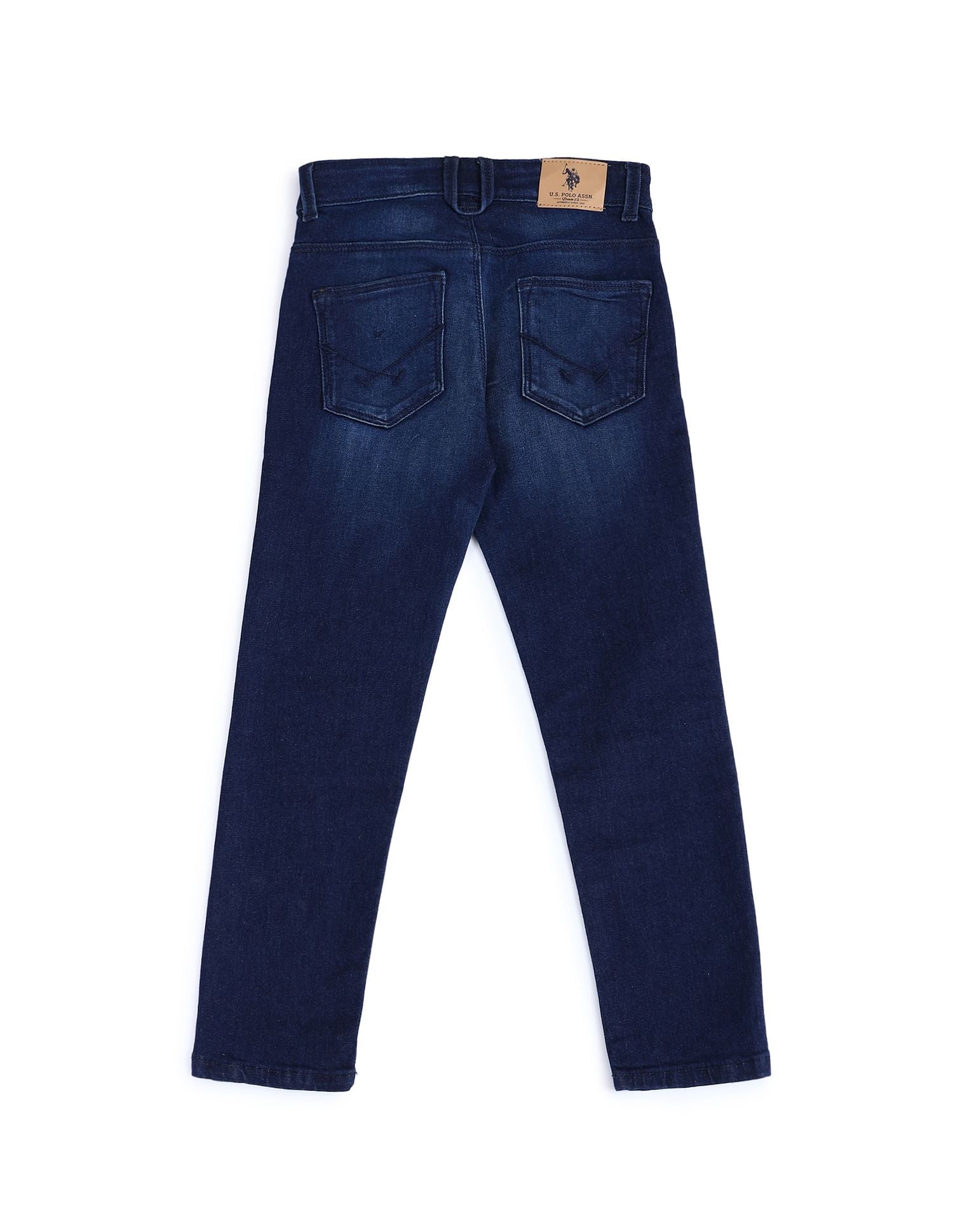 Slim Fit Stone Washed Jeans Dark Blue - U.S. POLO ASSN. | Large