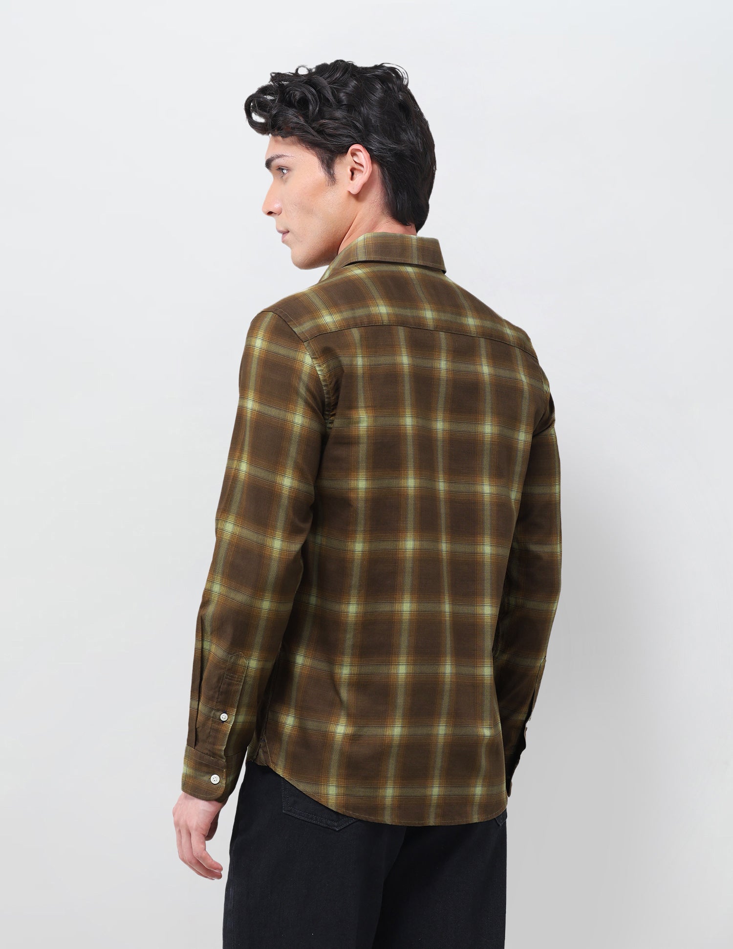 Tailored Fit Oxford Shirt Light Brown - U.S. Polo Assn. India | Large