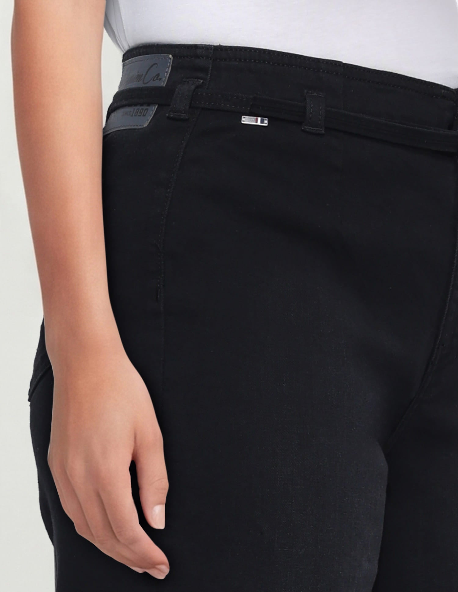 High Rise Wide Leg Fit Jeans Grey - U.S. Polo Assn. India | Large