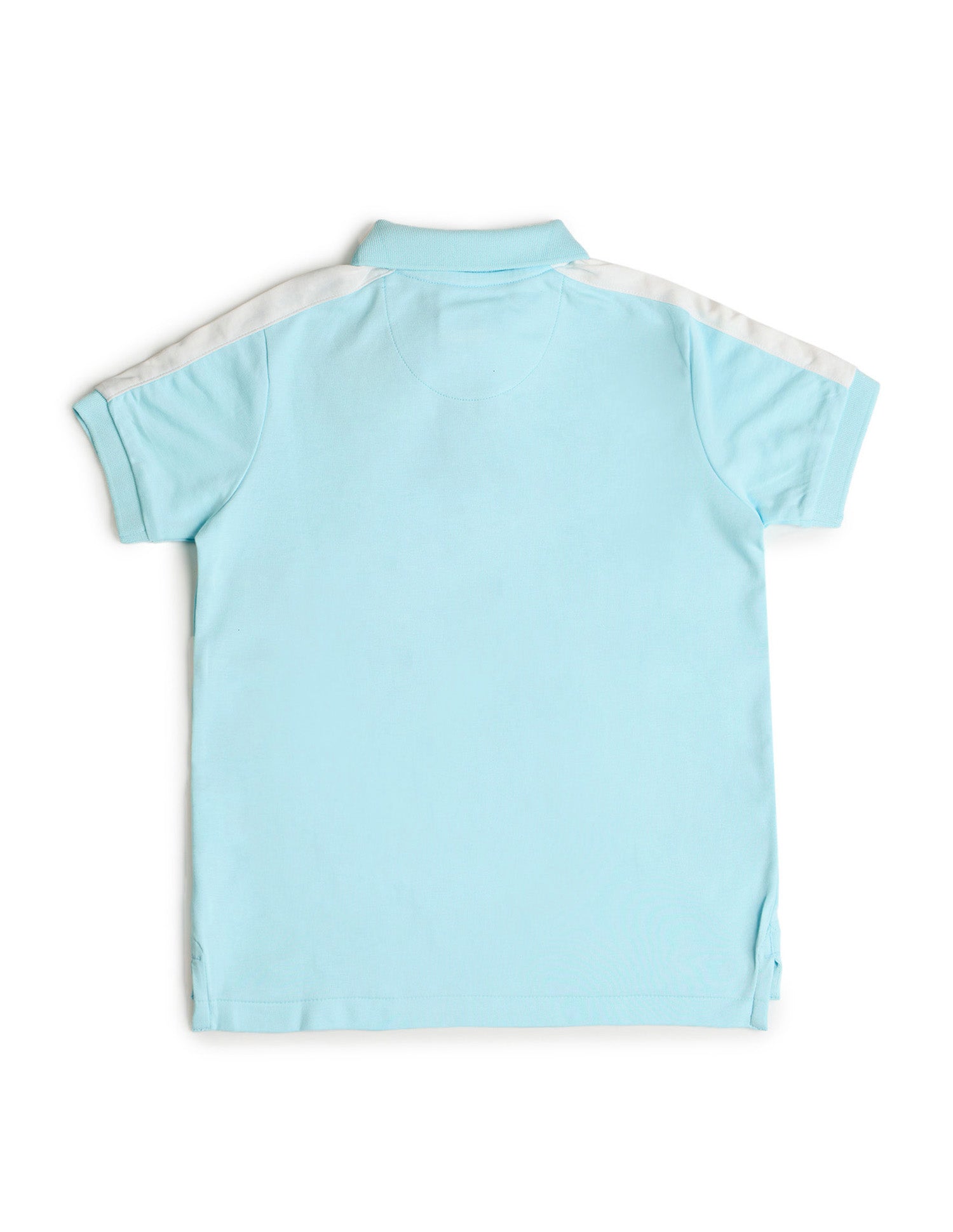 Boys Brand Printed Regular Fit Polo Shirt Light Blue - U.S. POLO ASSN. | Large