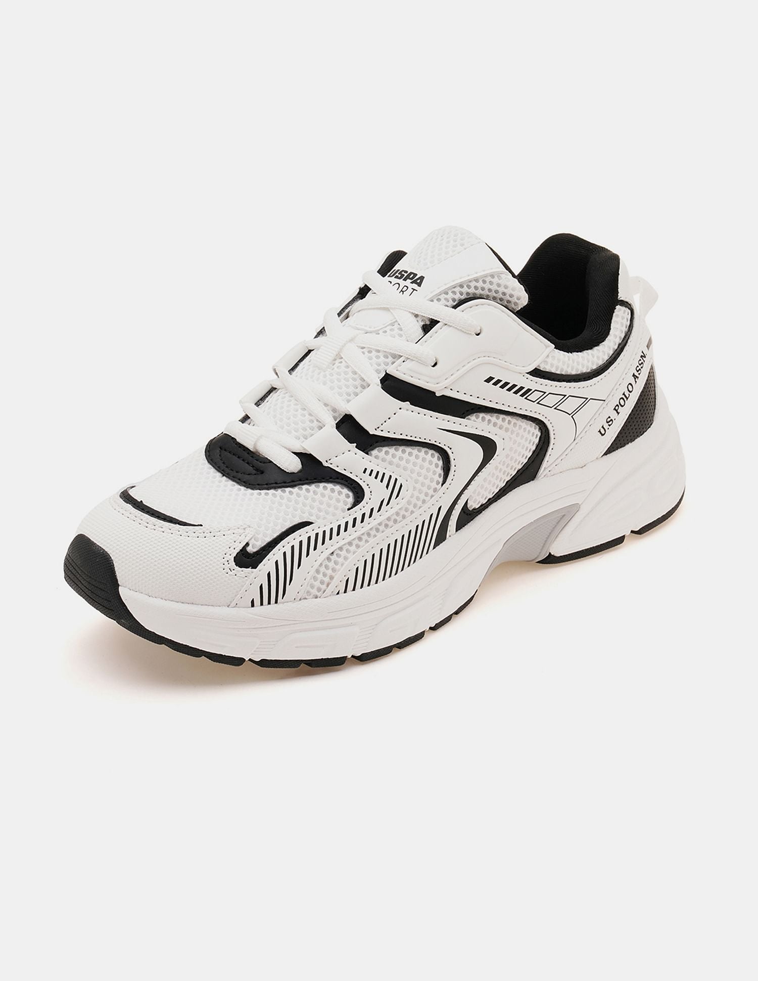 Women So-Young Colour Blocked Sneakers White - U.S. POLO ASSN. | Large