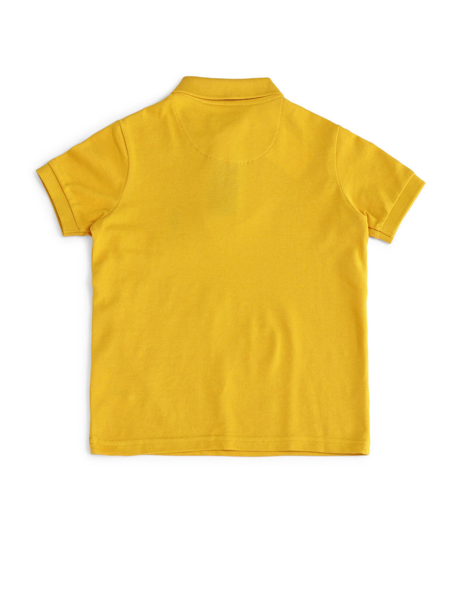 Boys Pure Cotton Regular Polo Shirt Mustard - U.S. POLO ASSN. | Large