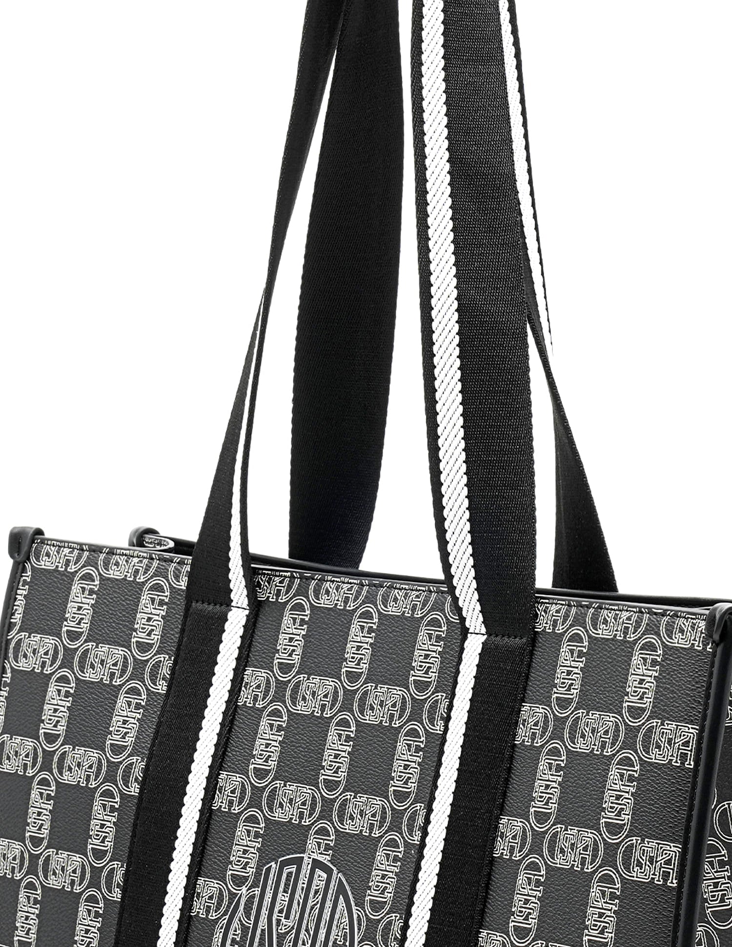 Brianna Brand Tote Bag Black - U.S. POLO ASSN. | Large