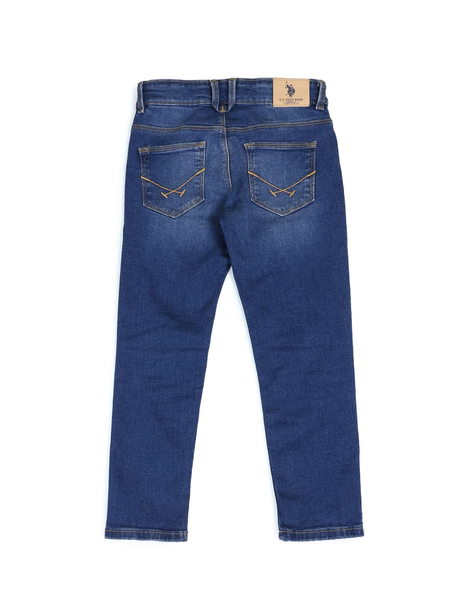 Slim Fit Stone Washed Jeans Me. Blue - U.S. POLO ASSN. | Large