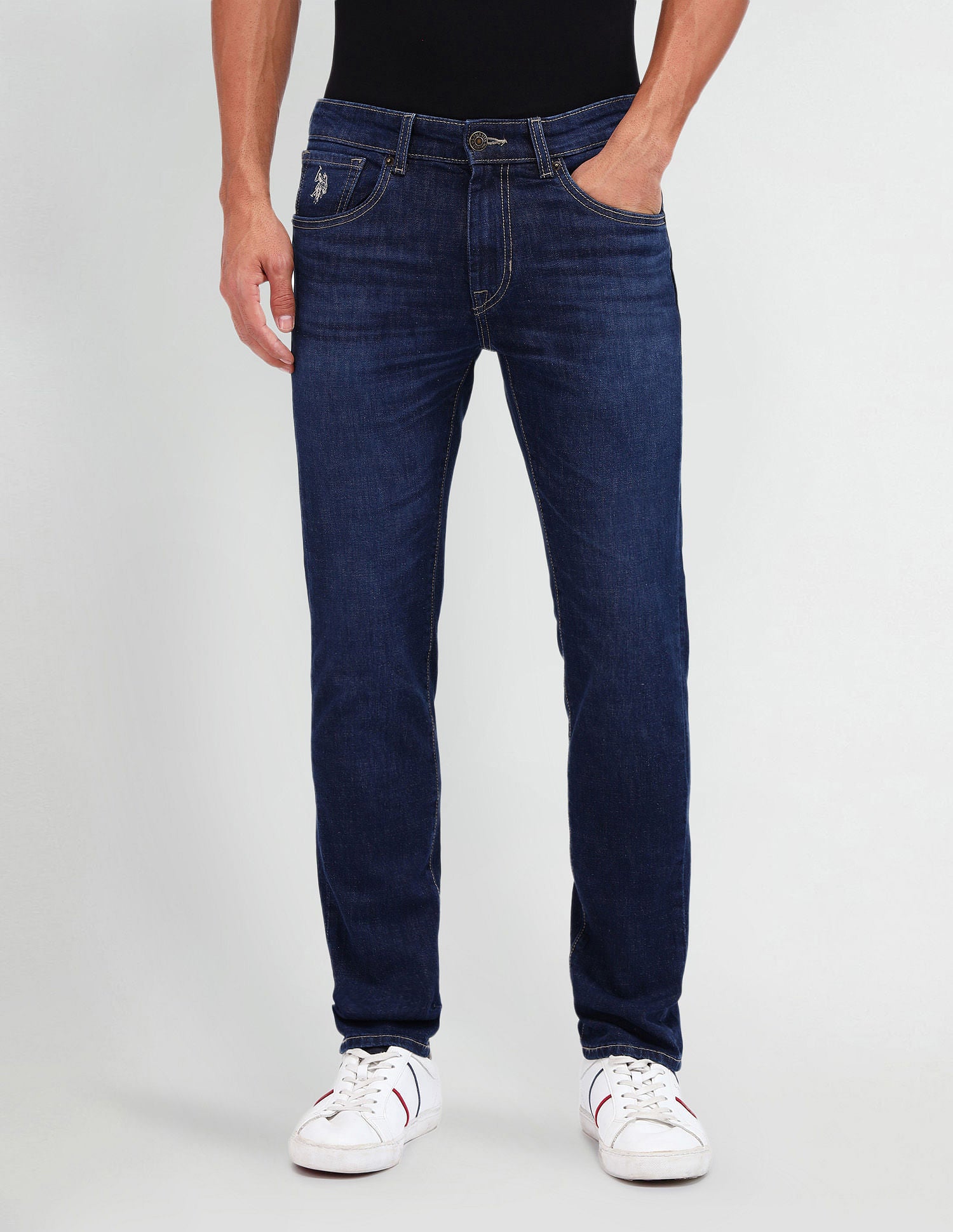 Regallo Skinny Fit Jeans Blue - U.S. Polo Assn. India | Large