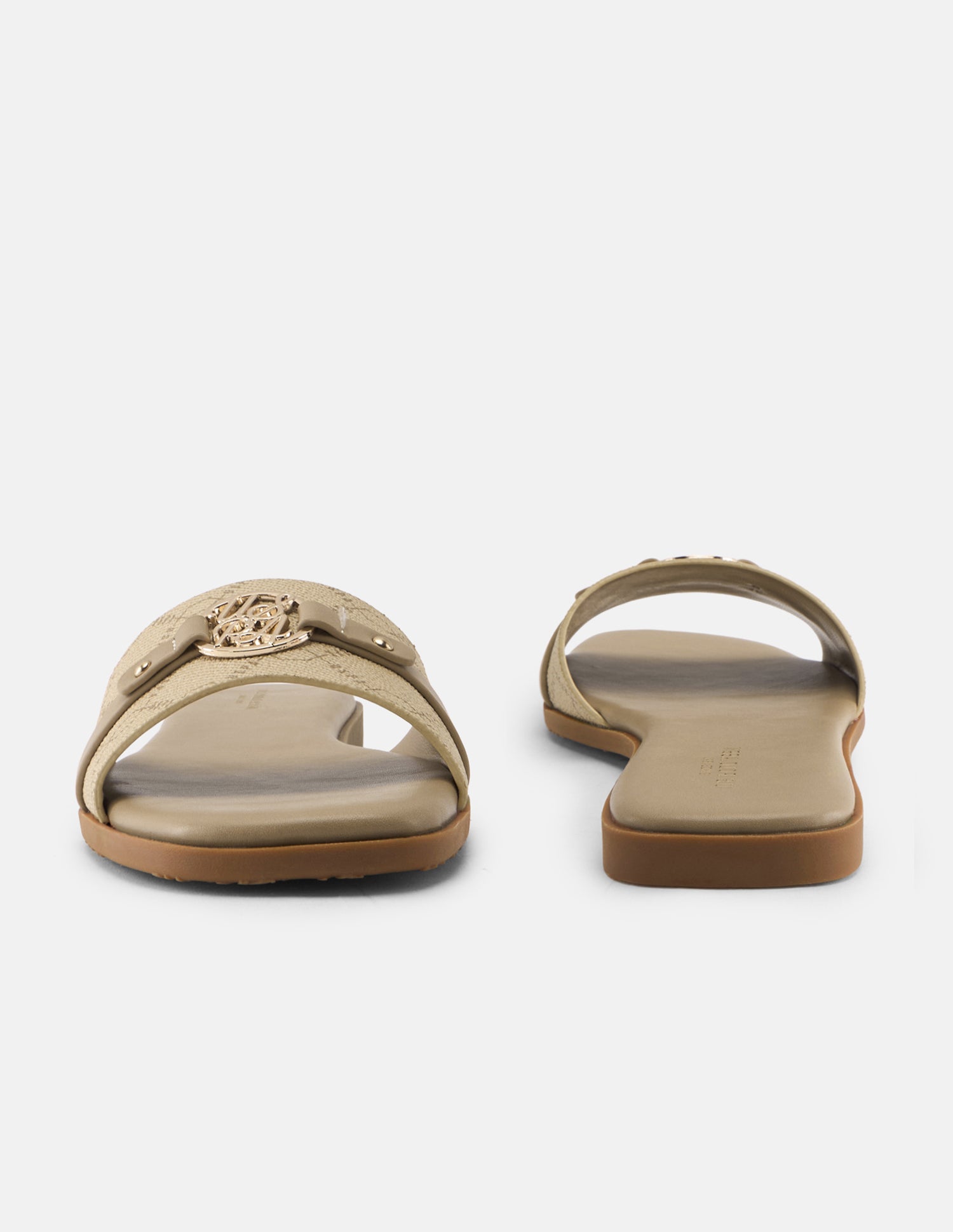 Monogram Adara Sandals Beige - U.S. Polo Assn. India | Large
