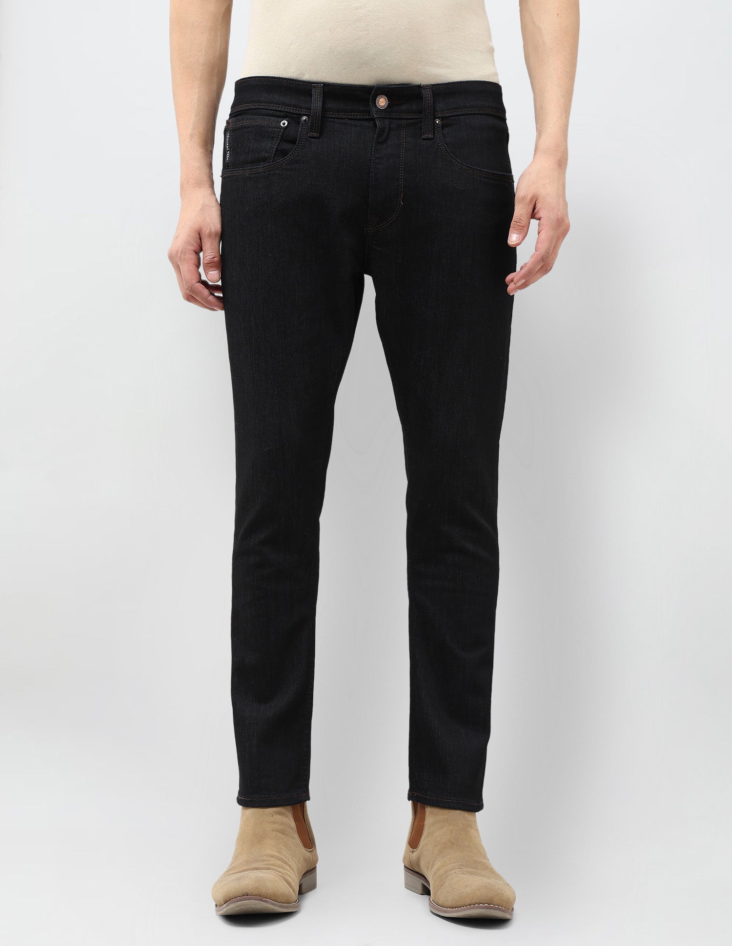 Henry Tapered Fit Blue Jeans Dark Blue - U.S. POLO ASSN. | Large