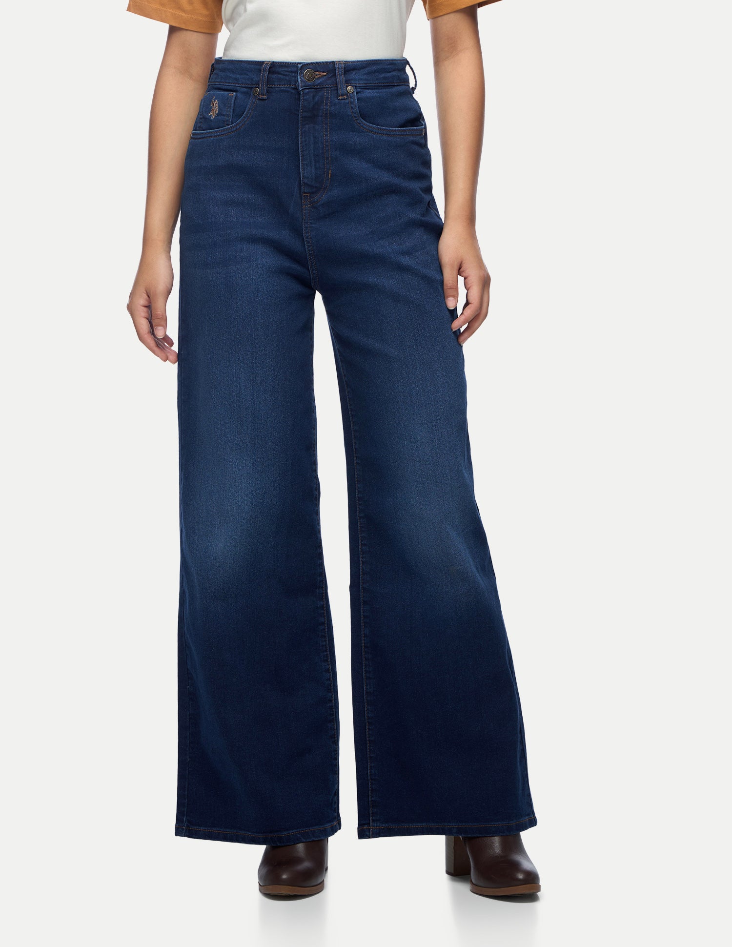 Baggy Fit Blue Jeans Dark Blue - U.S. Polo Assn. India | Large