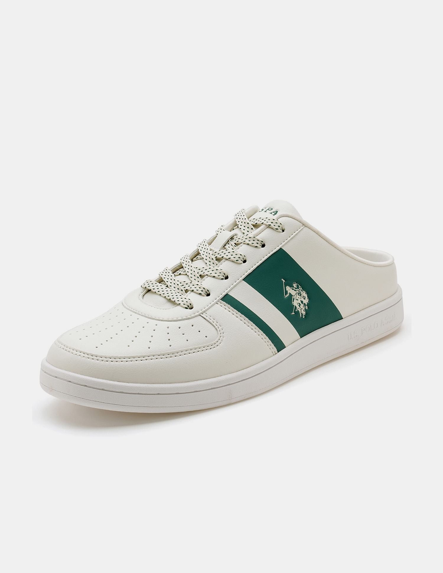 Men Camon Low Top Sneakers Off White - U.S. Polo Assn. India | Large
