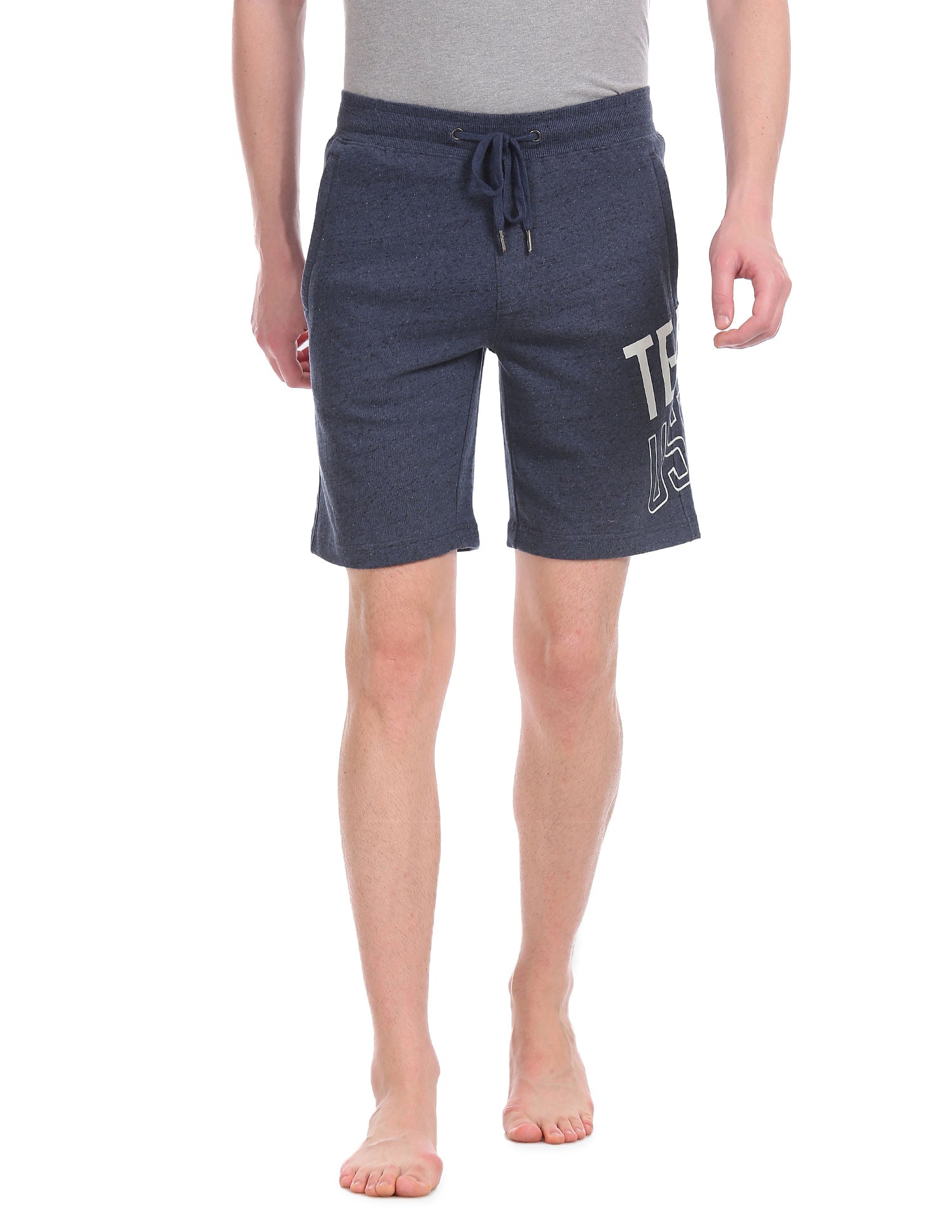 Comfort Fit Mid Rise I676 Shorts - Pack Of 1 Navy - U.S. POLO ASSN. | Large