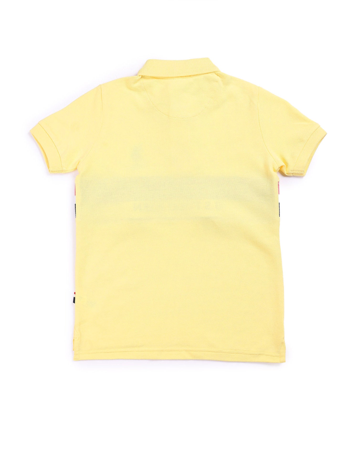 Boys Brand Tape Polo Shirt Light Yellow - U.S. POLO ASSN. | Large