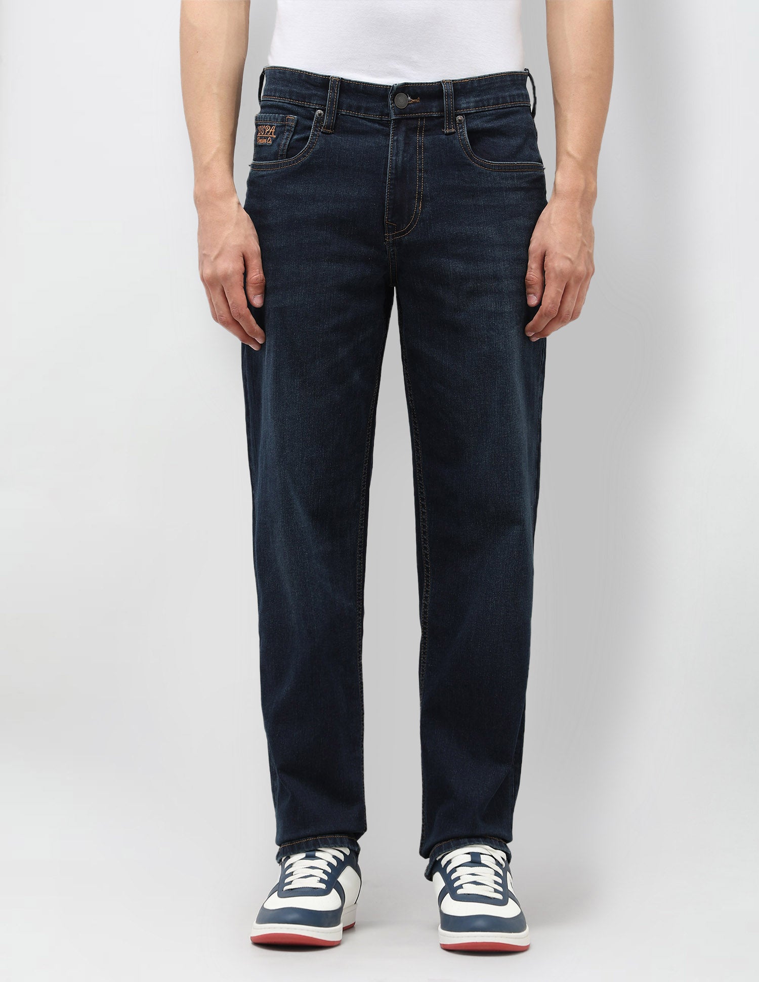 Shawn Relaxed Fit Blue Jeans Indigo - U.S. Polo Assn. India | Large