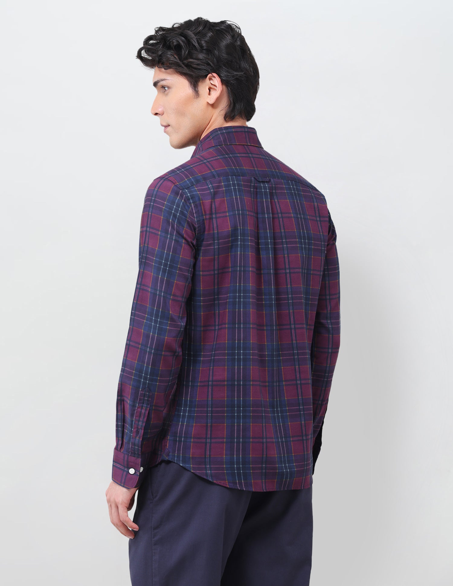 Tailored Fit Oxford Shirt Navy - U.S. Polo Assn. India | Large