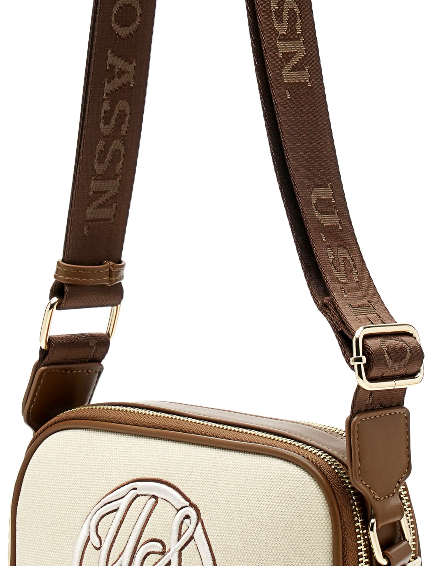 Zena Monogram Cross Body Bag Off White - U.S. POLO ASSN. | Large