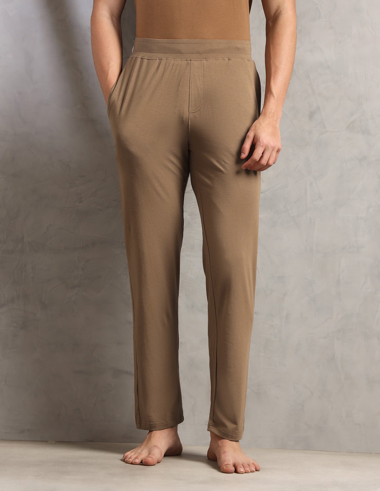 Relaxed Fit Breathable PR001-PL - Lounge Pants Pack Of 1 Malt Ball - U.S. Polo Assn. India | Large