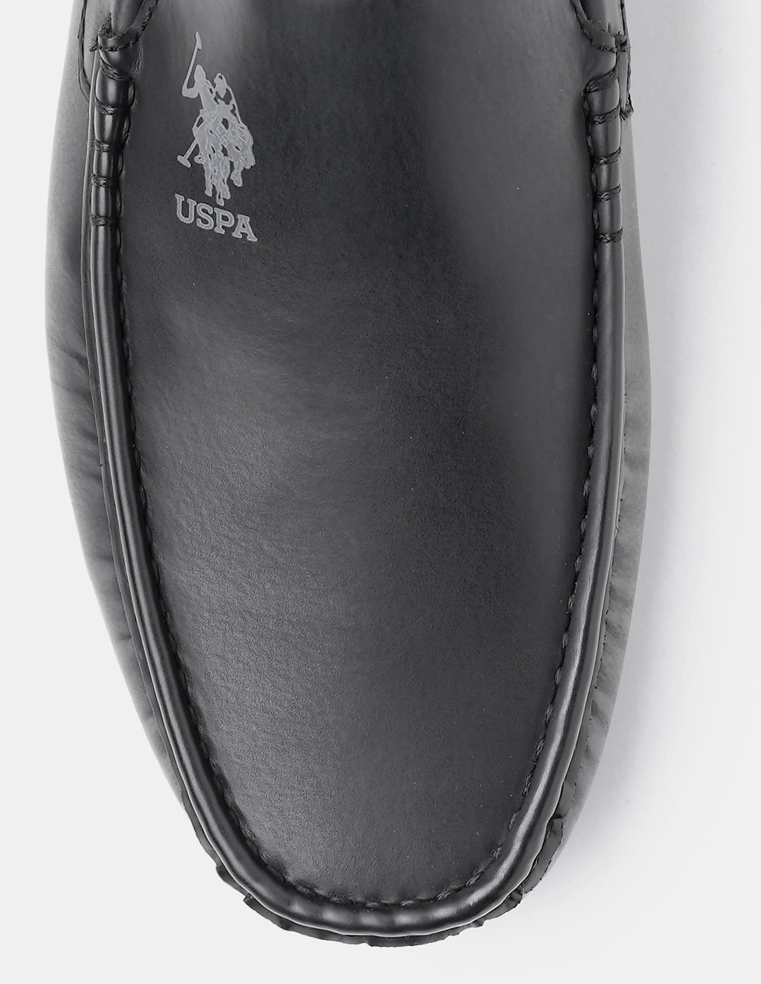 Men Aaron 6.0 Loafers Black - U.S. Polo Assn. India | Large