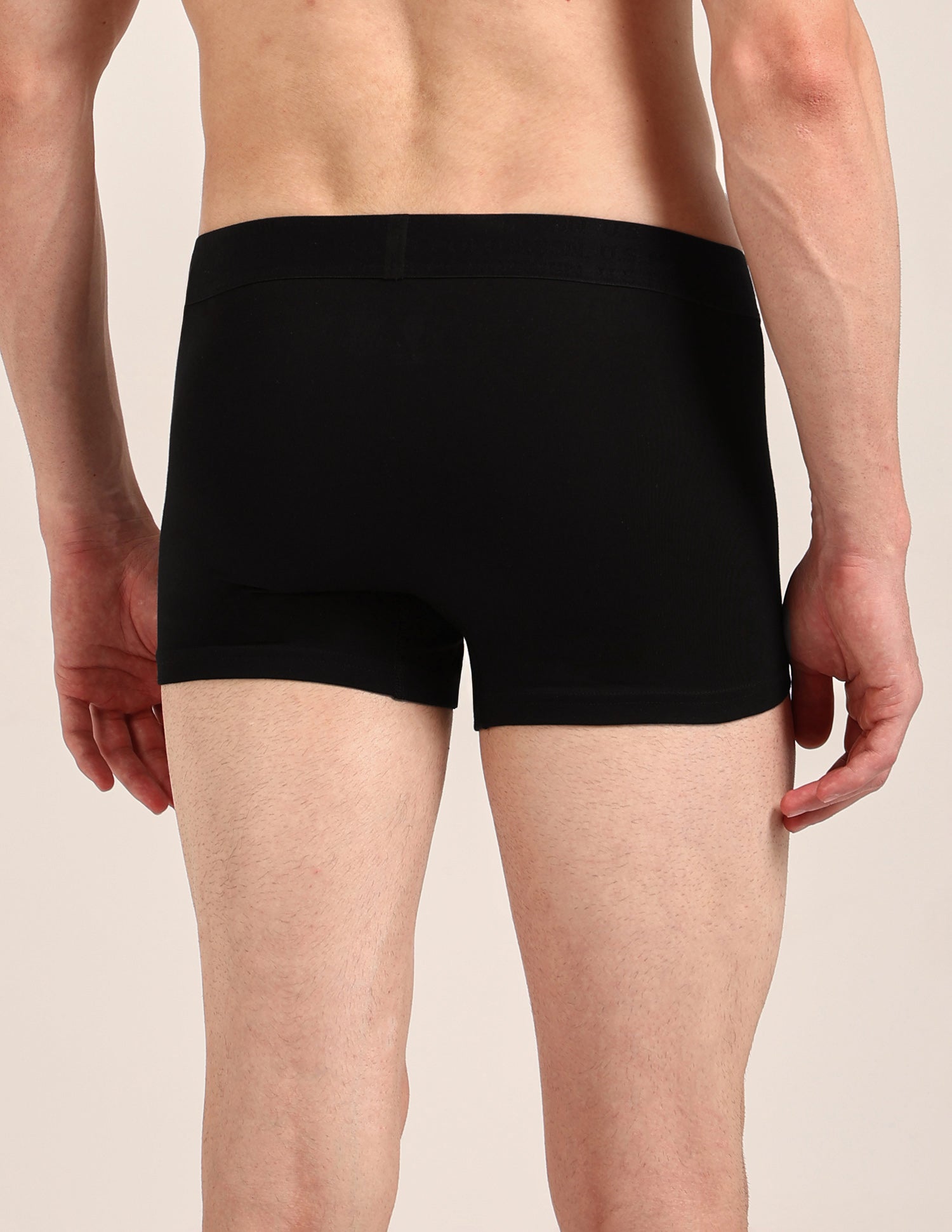 Cotton Stretch Antimicrobial OET21 Trunk - Pack Of 2 Black/Stromy Weather - U.S. Polo Assn. India | Large