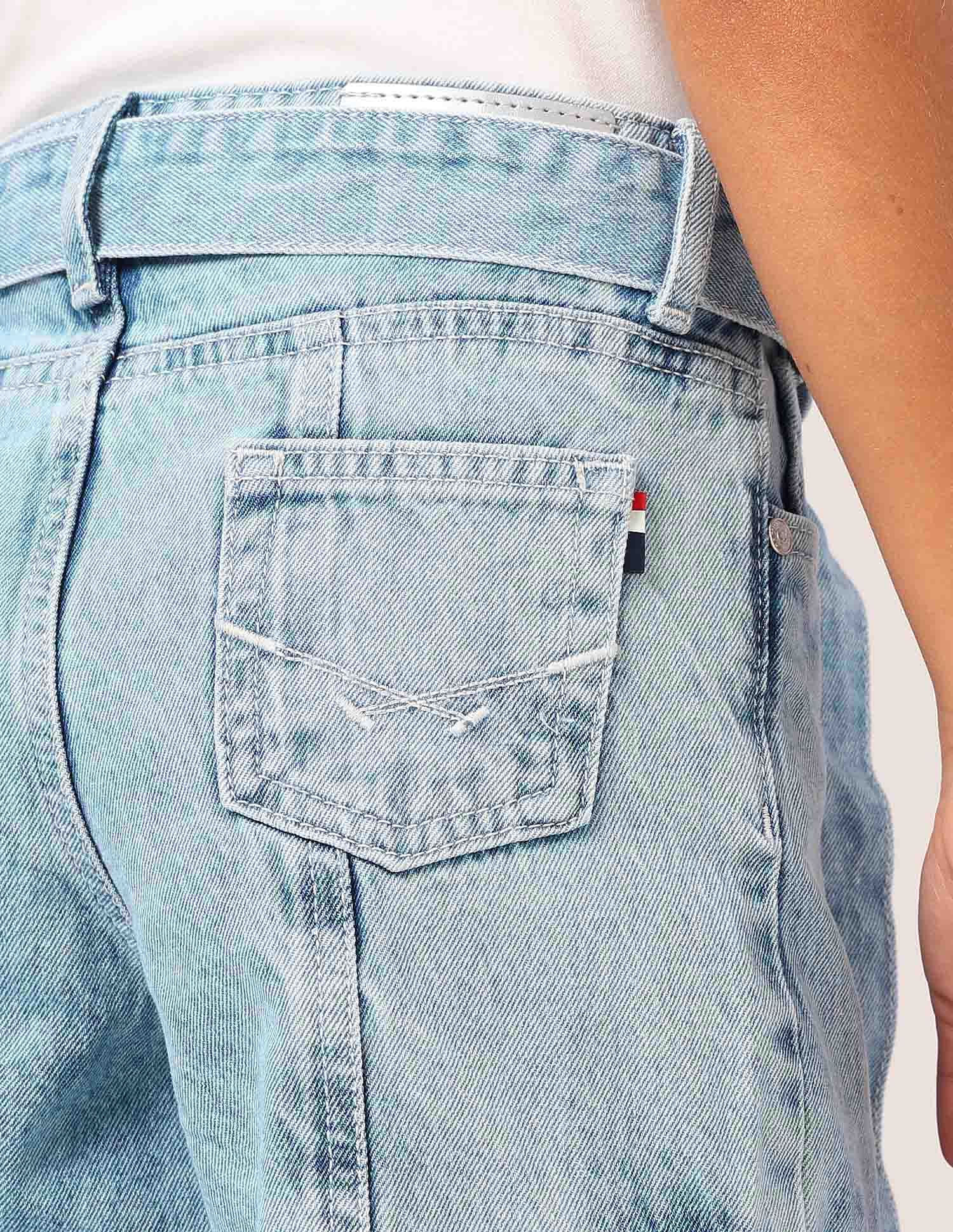 Girls Wide Leg Fit Cargo Jeans Navy - U.S. POLO ASSN. | Large