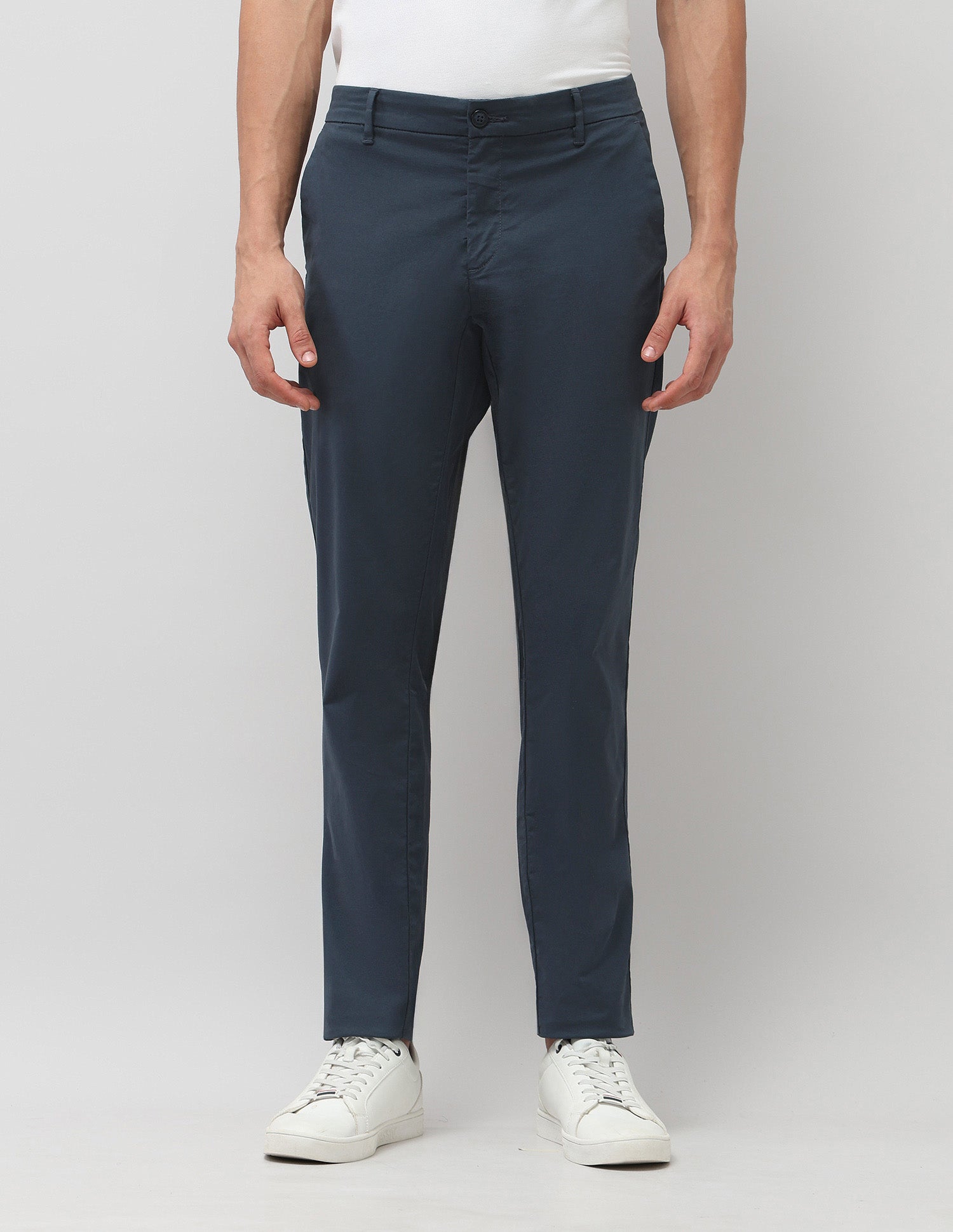 Twill Slim Fit Trouser Navy - U.S. Polo Assn. India | Large