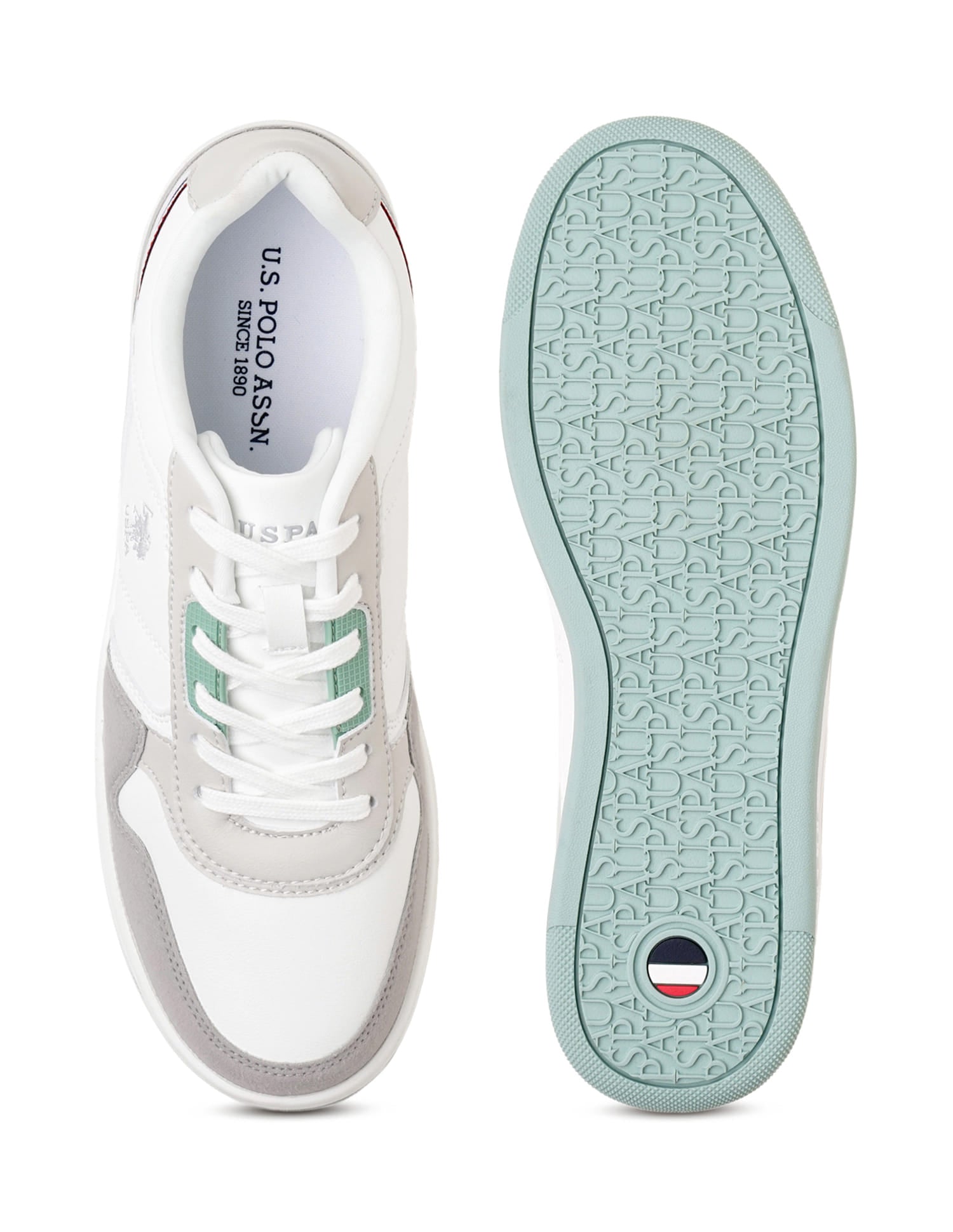 Men Joas 3.0 Colourblocked Sneakers Grey - U.S. Polo Assn. India | Large