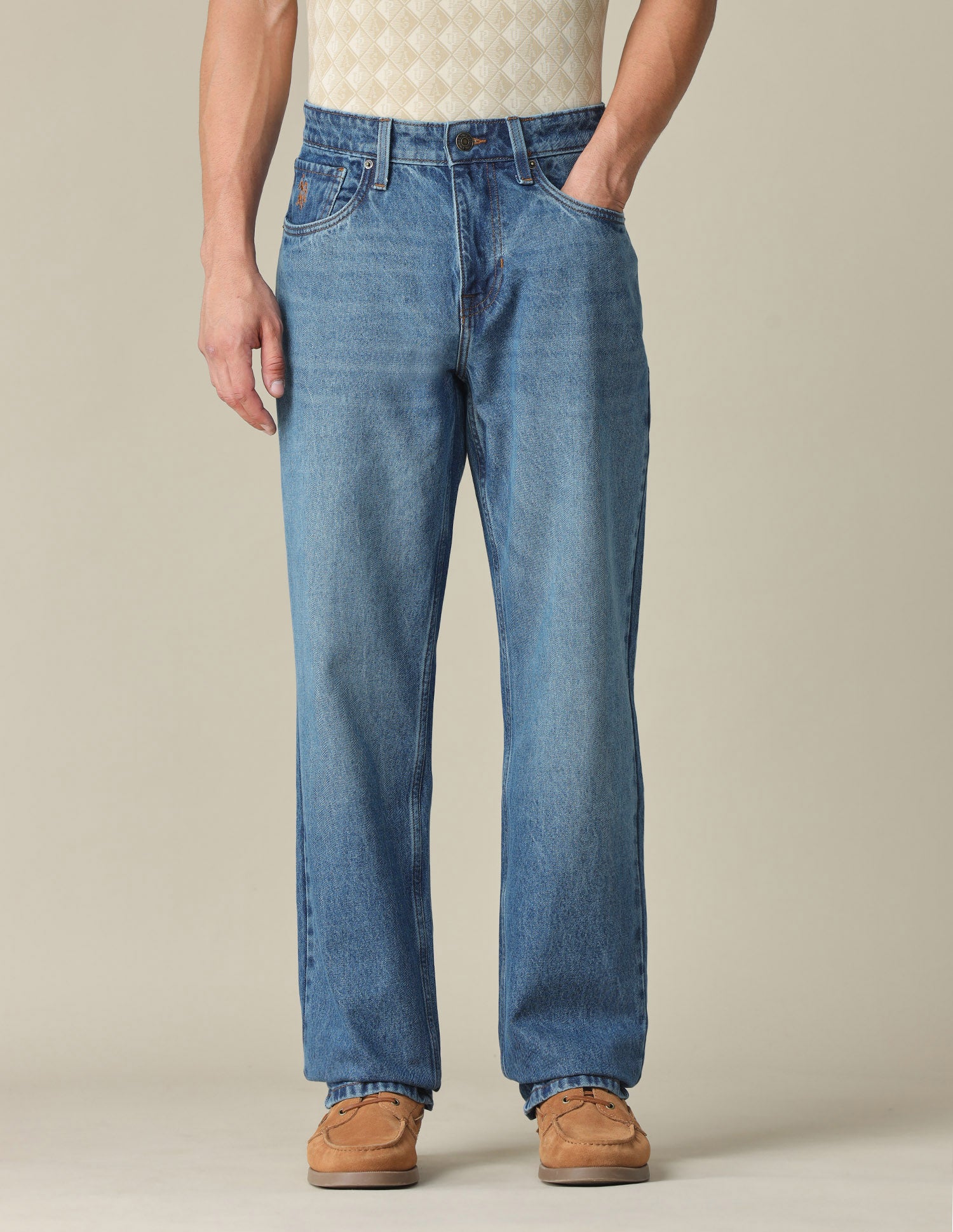 Shawn Relaxed Fit Blue Jeans Indigo - U.S. POLO ASSN. | Large