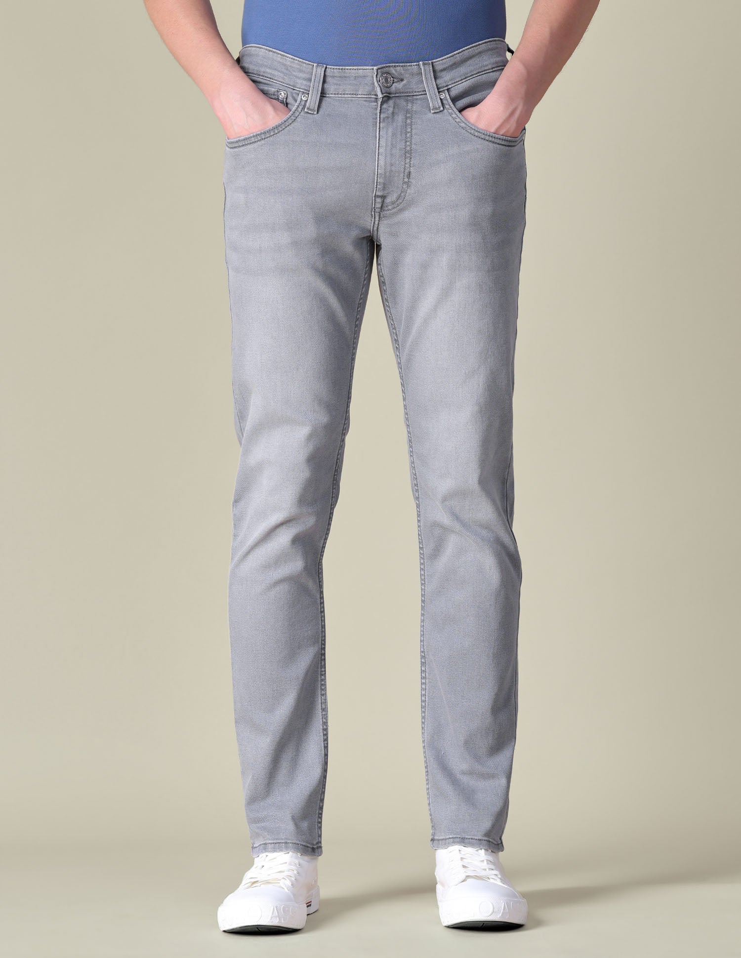 Slim Tapered Fit Grey Jeans Light Grey - U.S. POLO ASSN. | Large