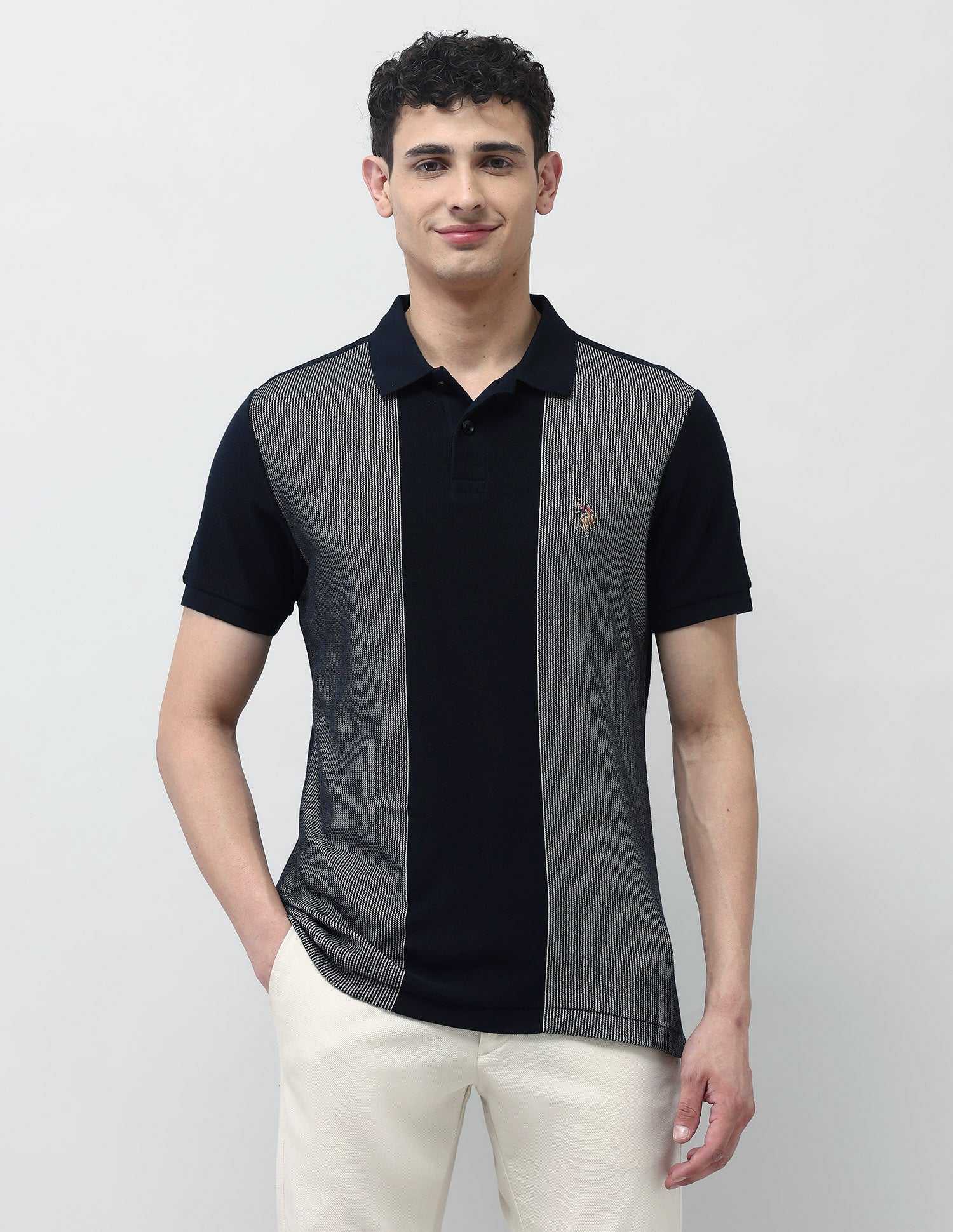 Pure Cotton Muscle Fit Polo Shirt